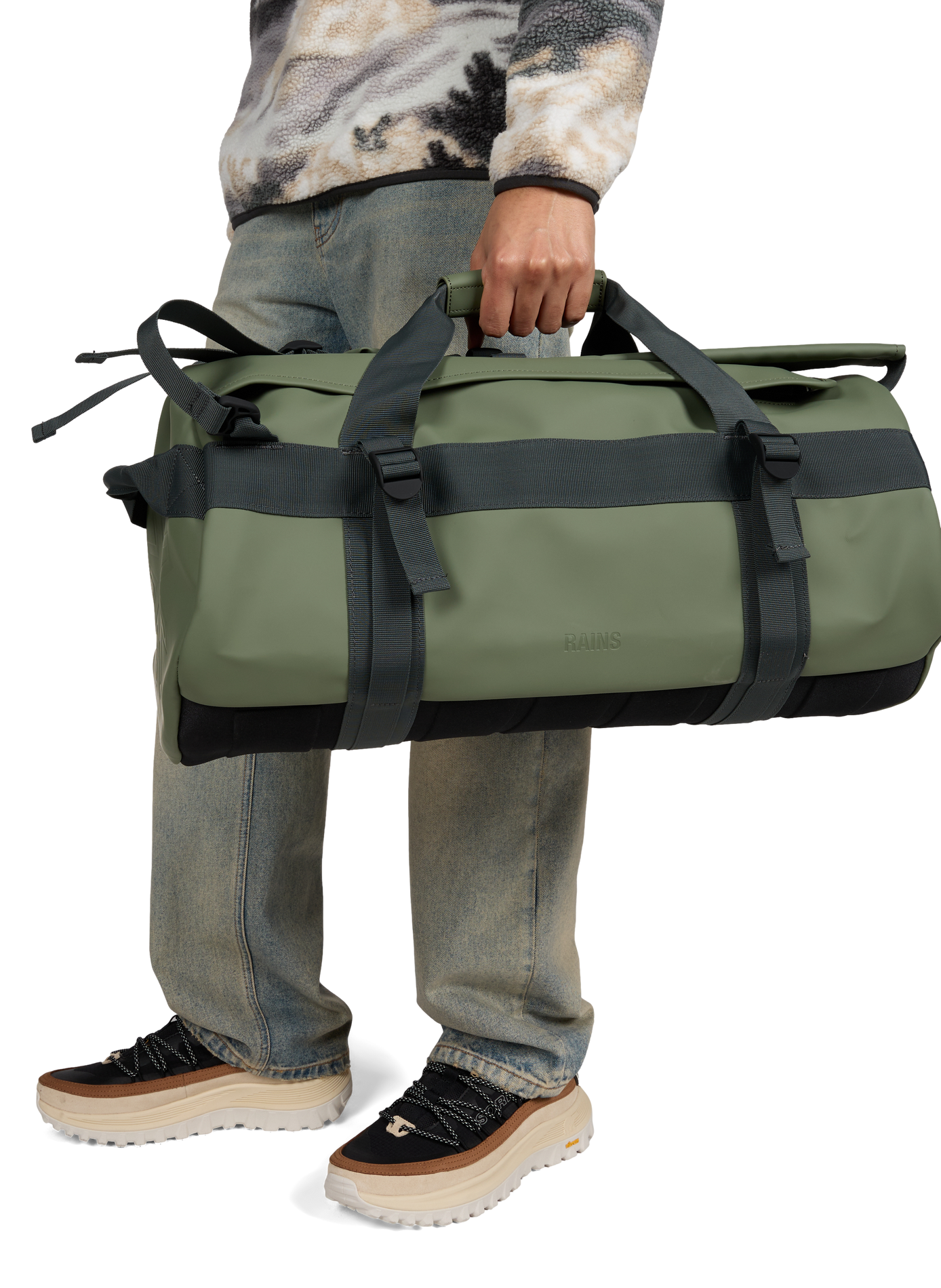 Texel Duffel travel bag  RAINS Green