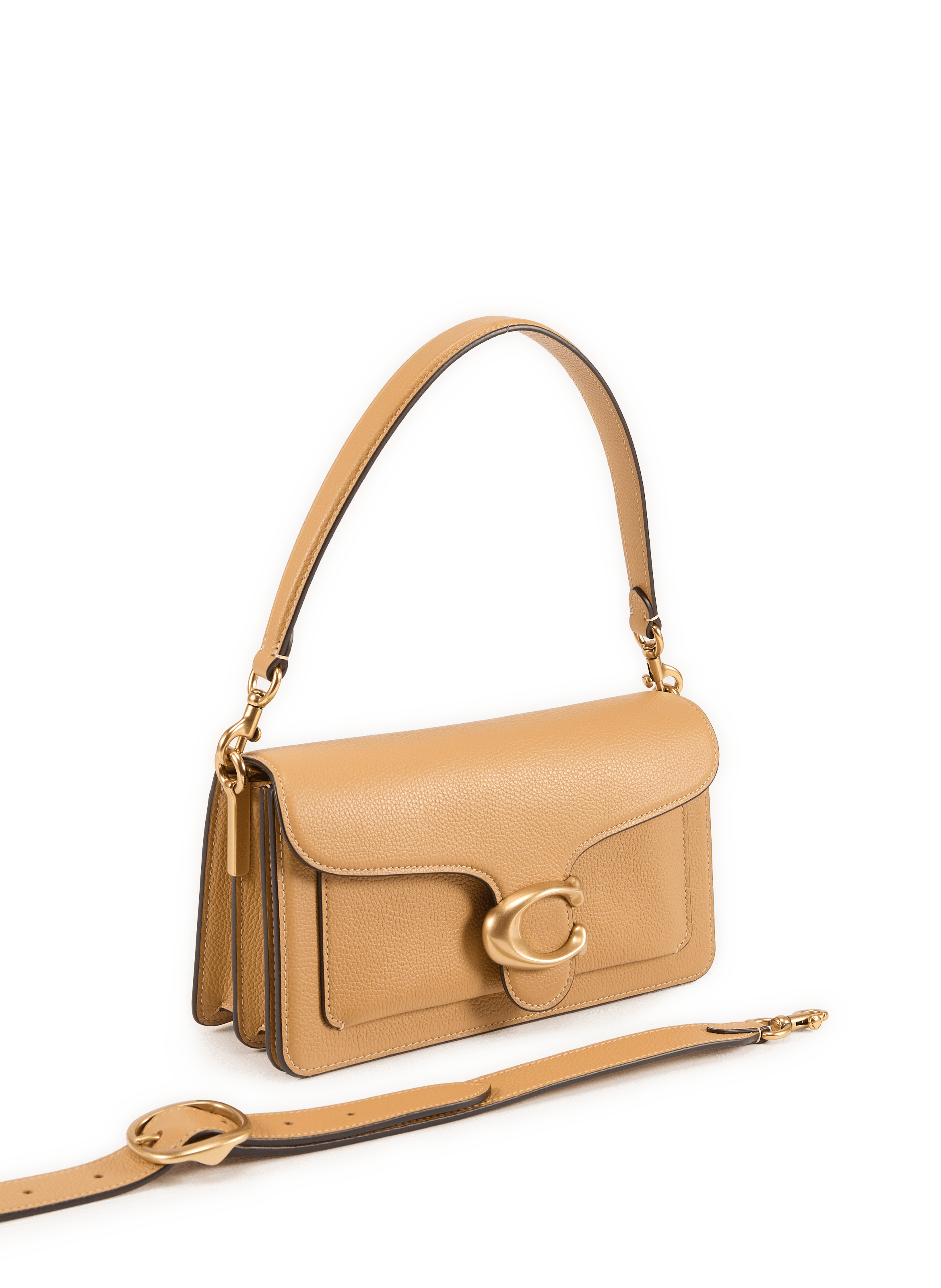 Bolso de hombro Tabby 26 COACH Beige