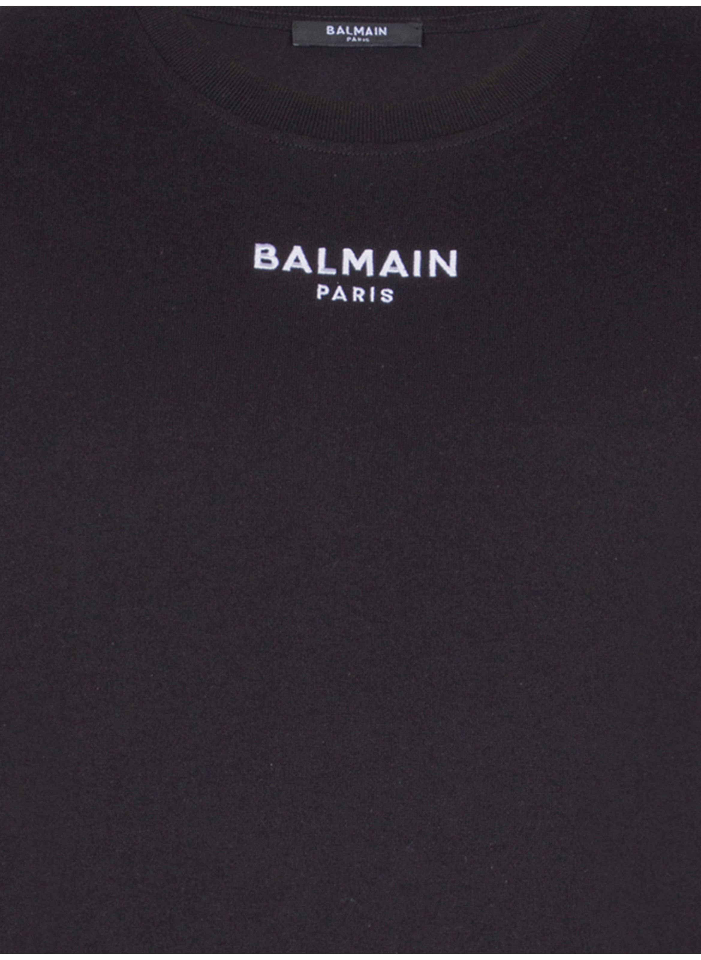 T-shirt brodé balmain paris BALMAIN Noir