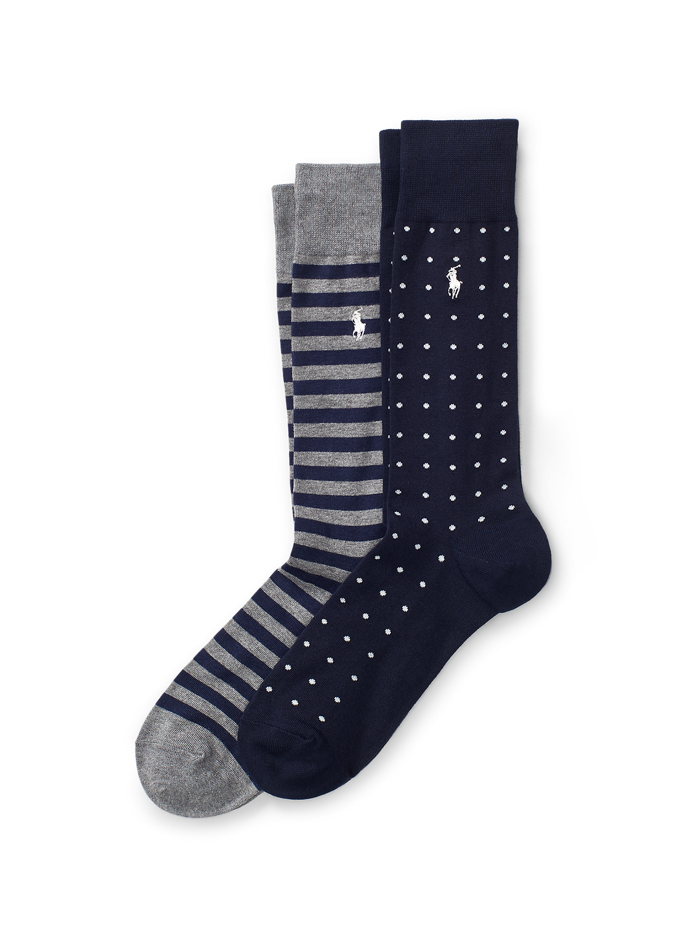Set of 2 pairs of patterned cotton blend socks POLO RALPH LAUREN Multicolour