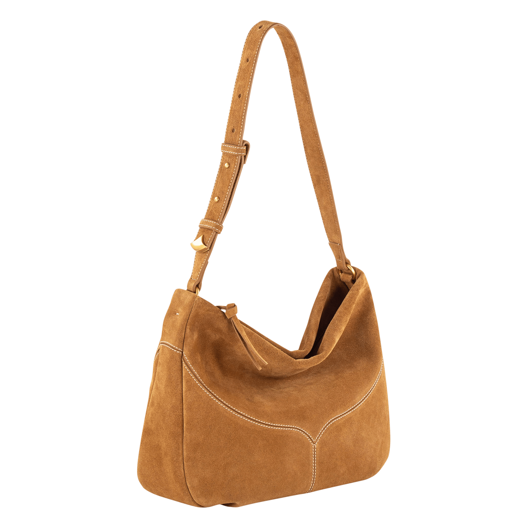 Sac porté épaule en cuir divilio SESSUN Marron