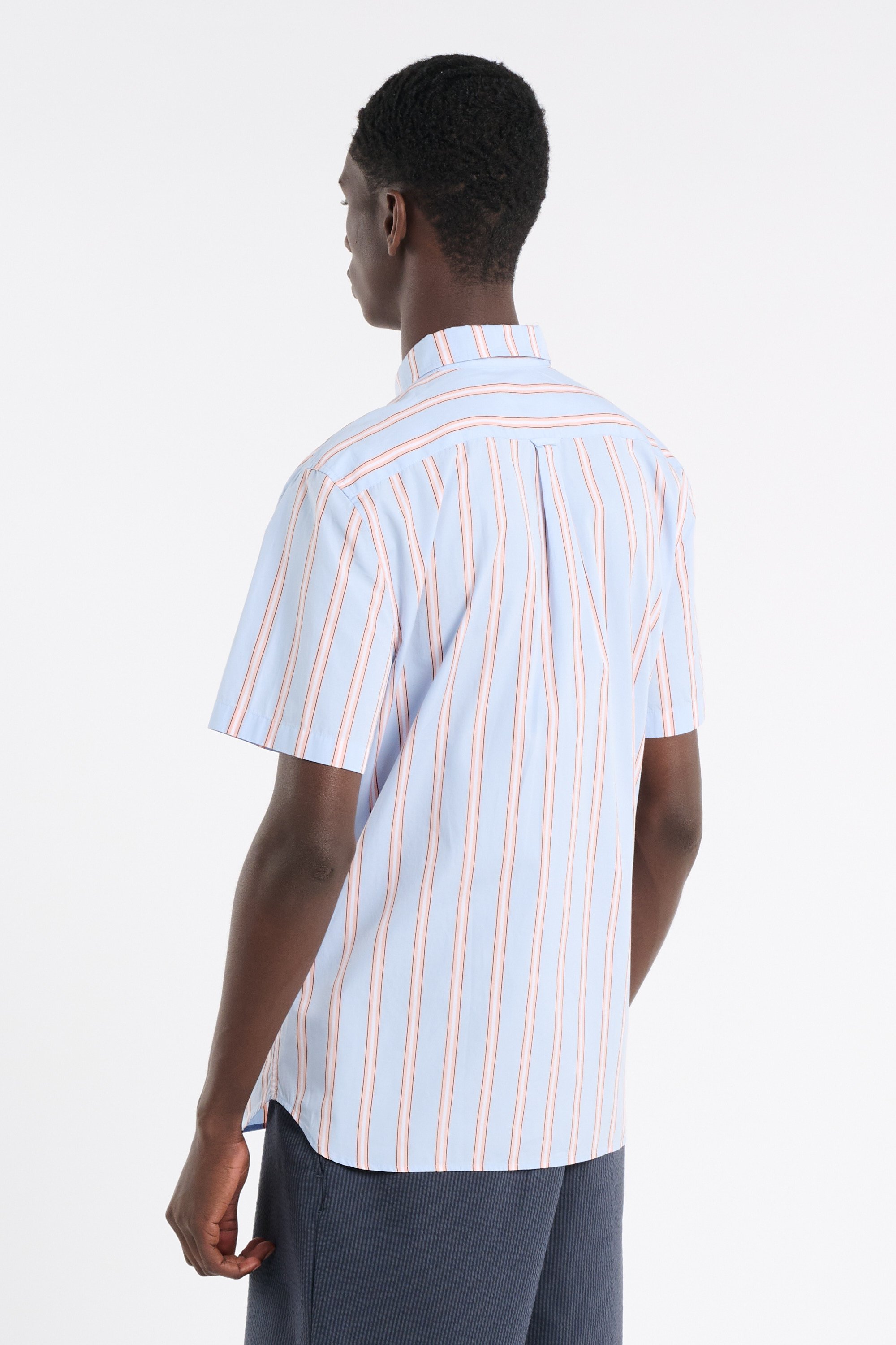Chemise chemise casual manches co LACOSTE Bleu
