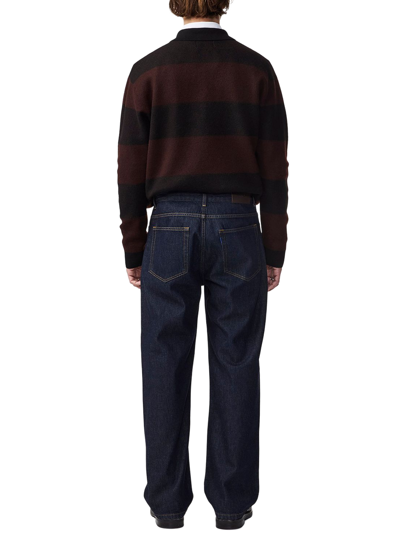 Weite Baumwolljeans NN.07 Blau