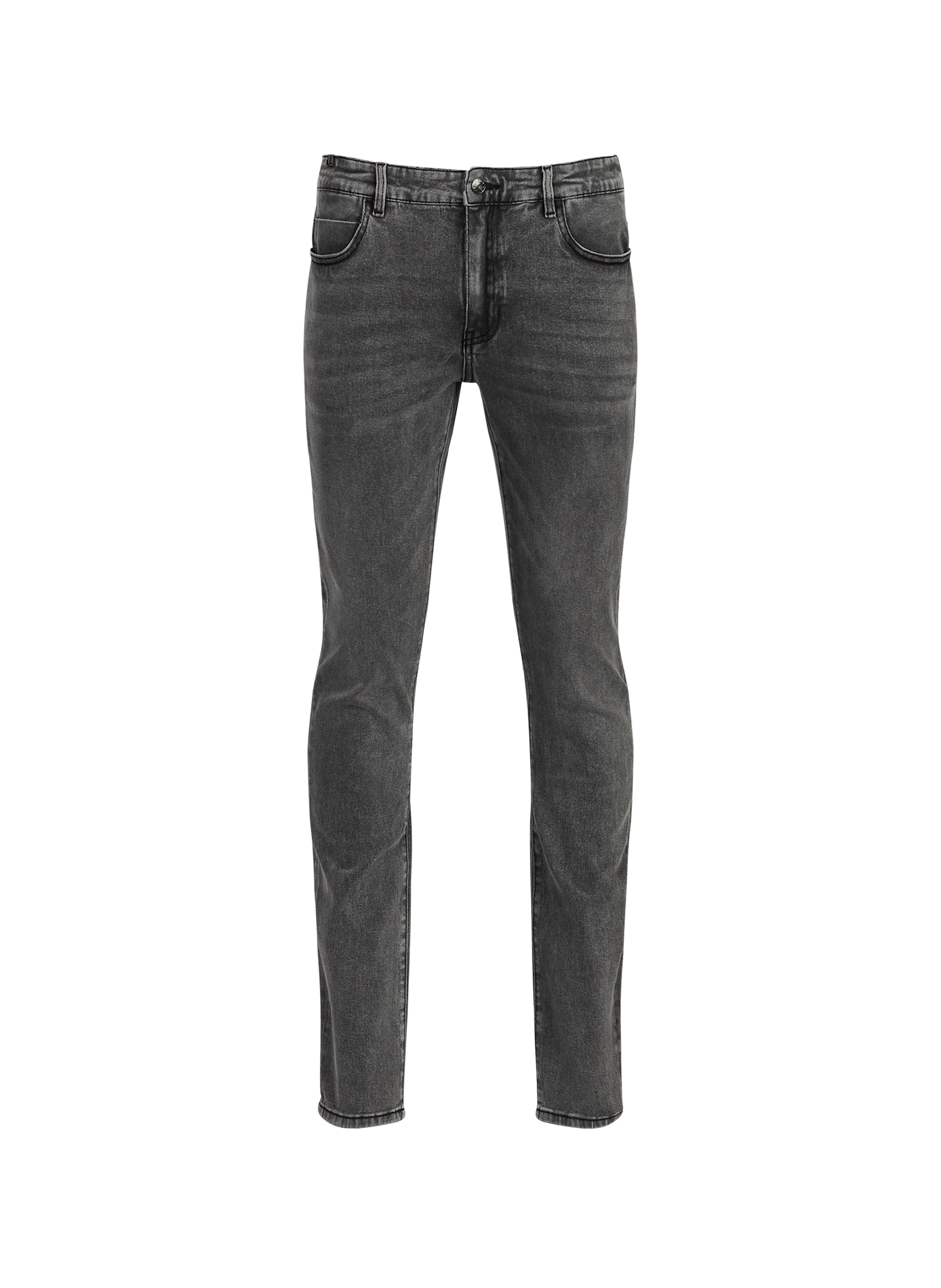 Slim washed denim jeans in cotton NOTIFY Grey