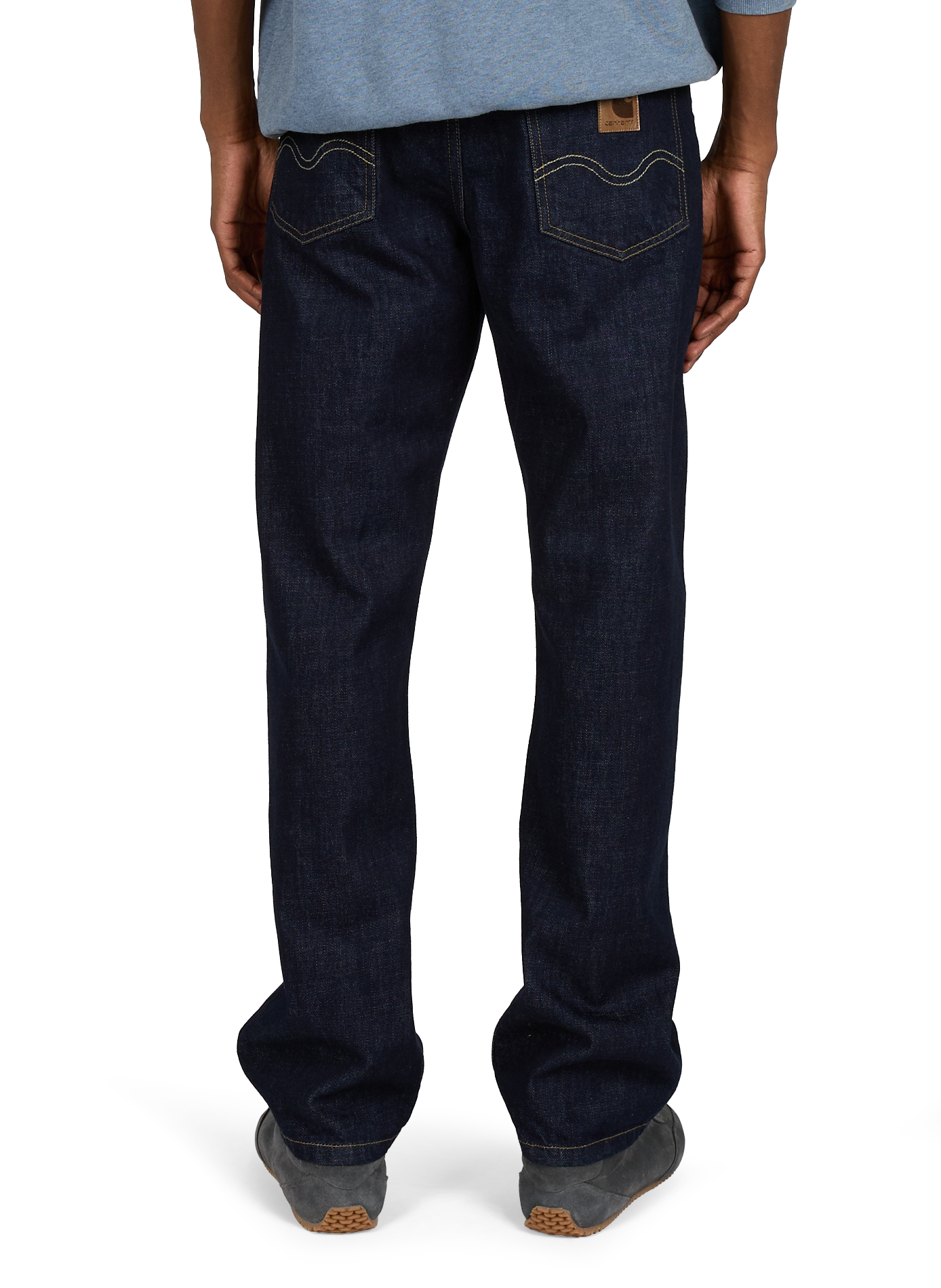 Marlow straight leg jeans in cotton CARHARTT WIP Blue
