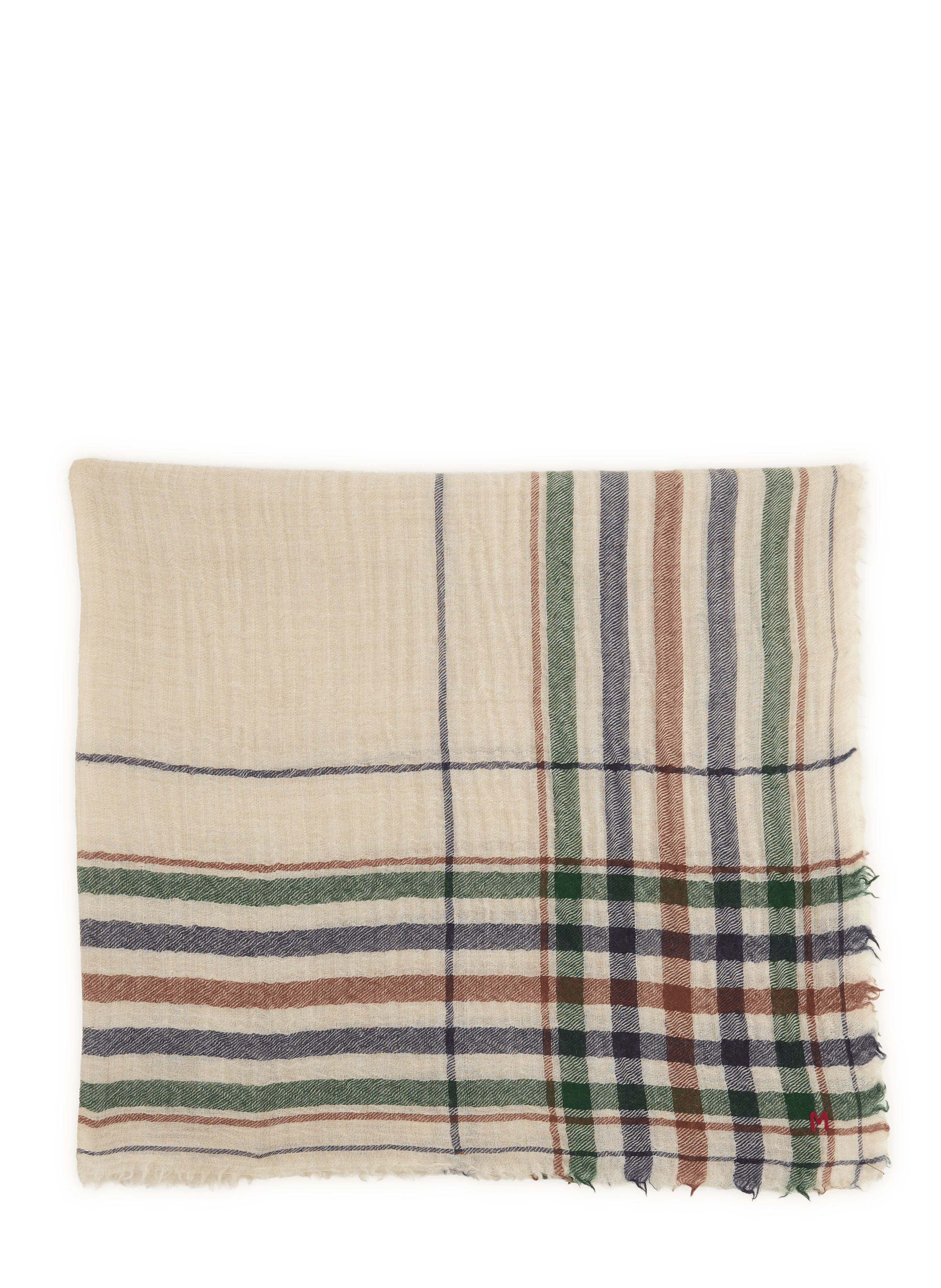 Wool and cashmere scarf MOISMONT Multicolour