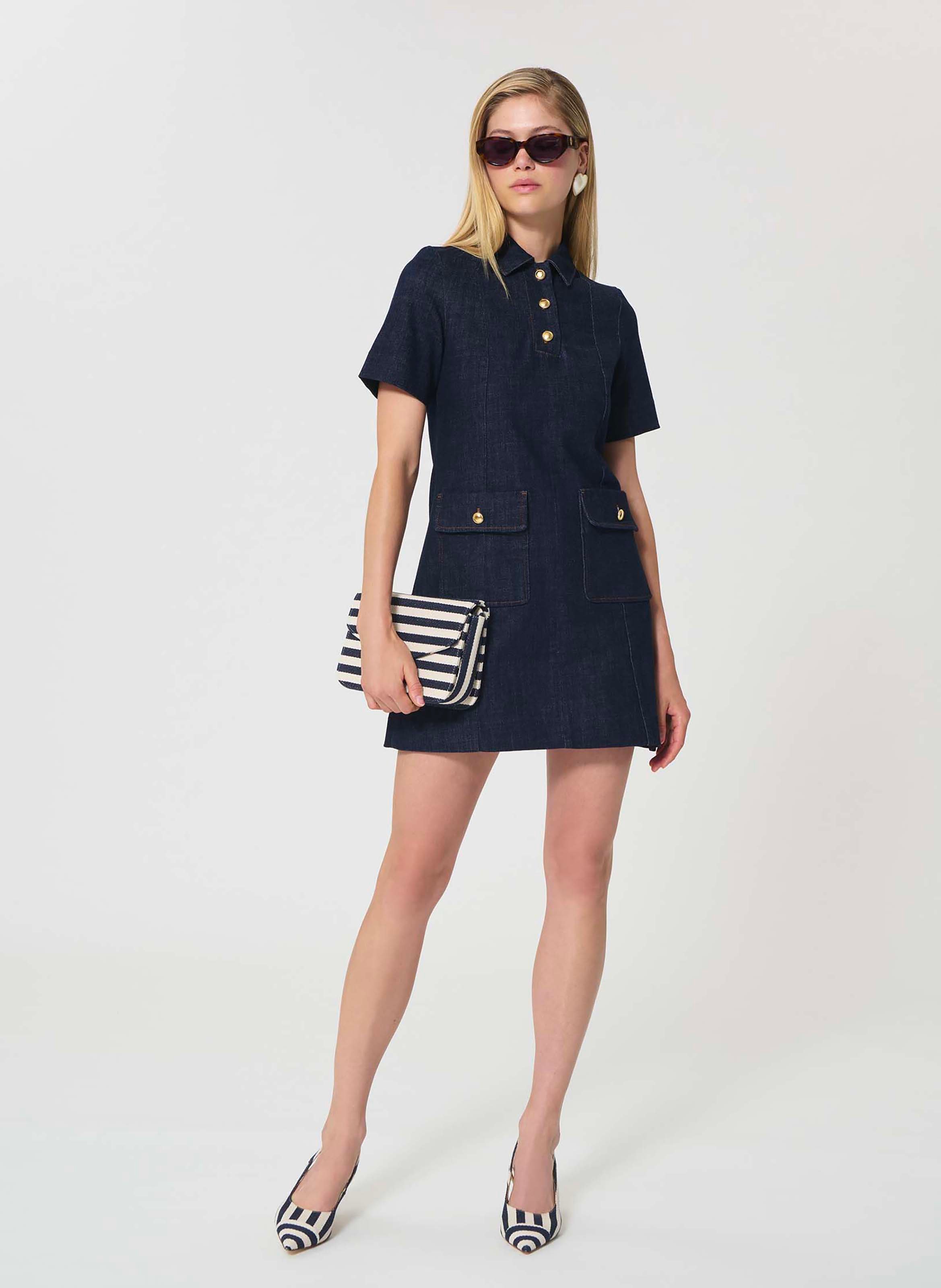 Robe roanne TARA JARMON Bleu
