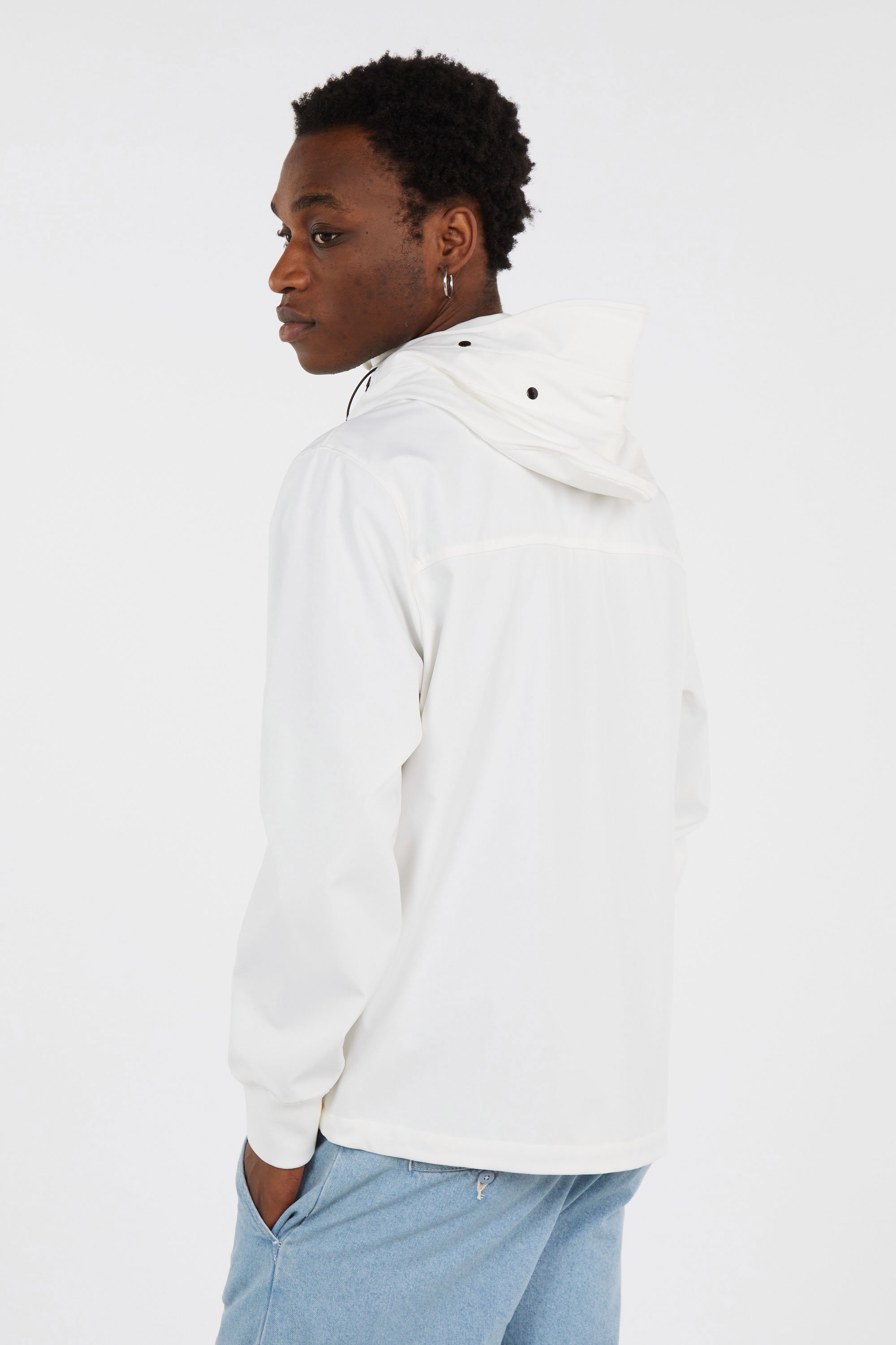 Veste c.p. Shell-r goggle jacket CP COMPANY Blanc