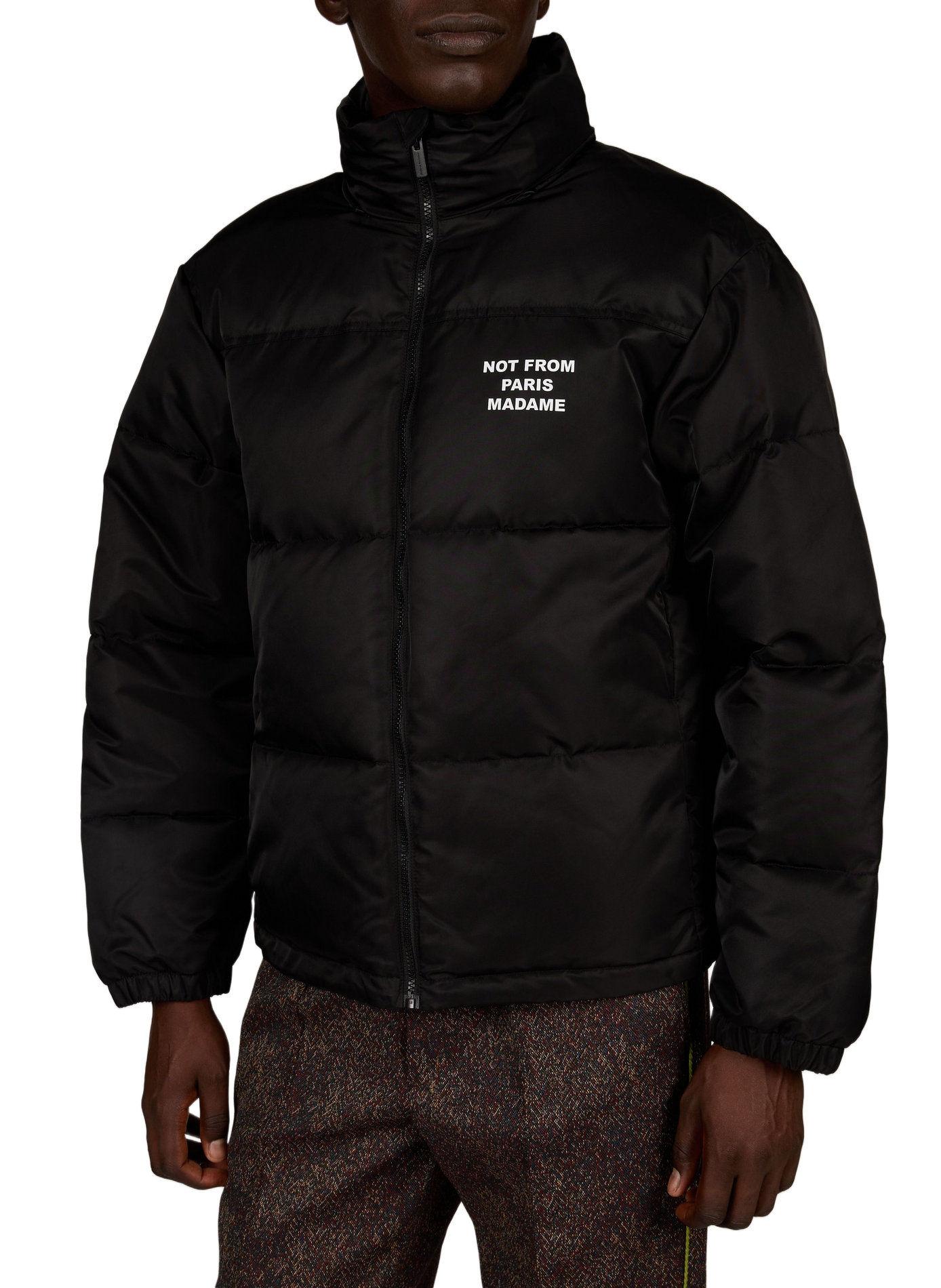 Casual high-neck puffer jacket DROLE DE MONSIEUR Black