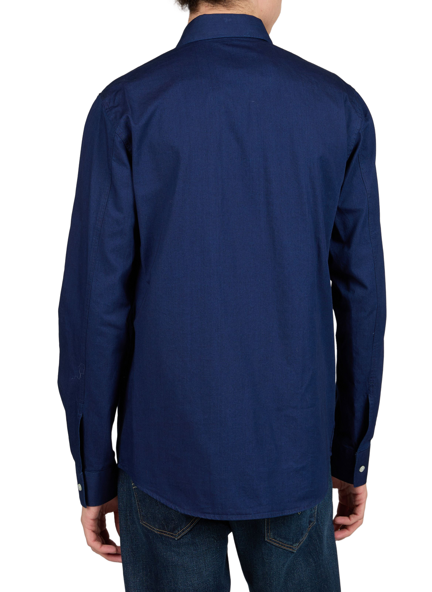 Solid button-down shirt LAFAURIE Blue
