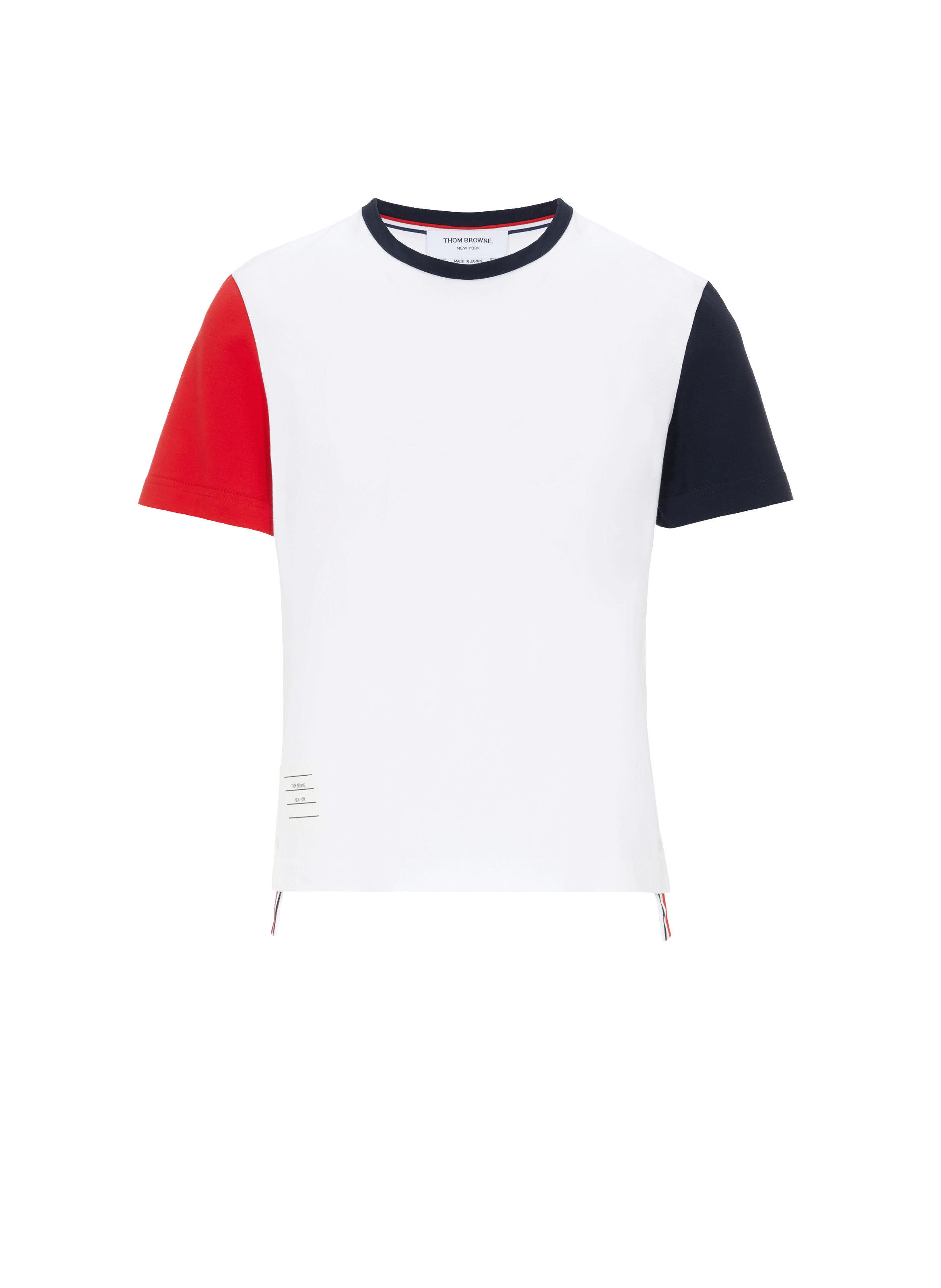 T-shirt tricolore en coton