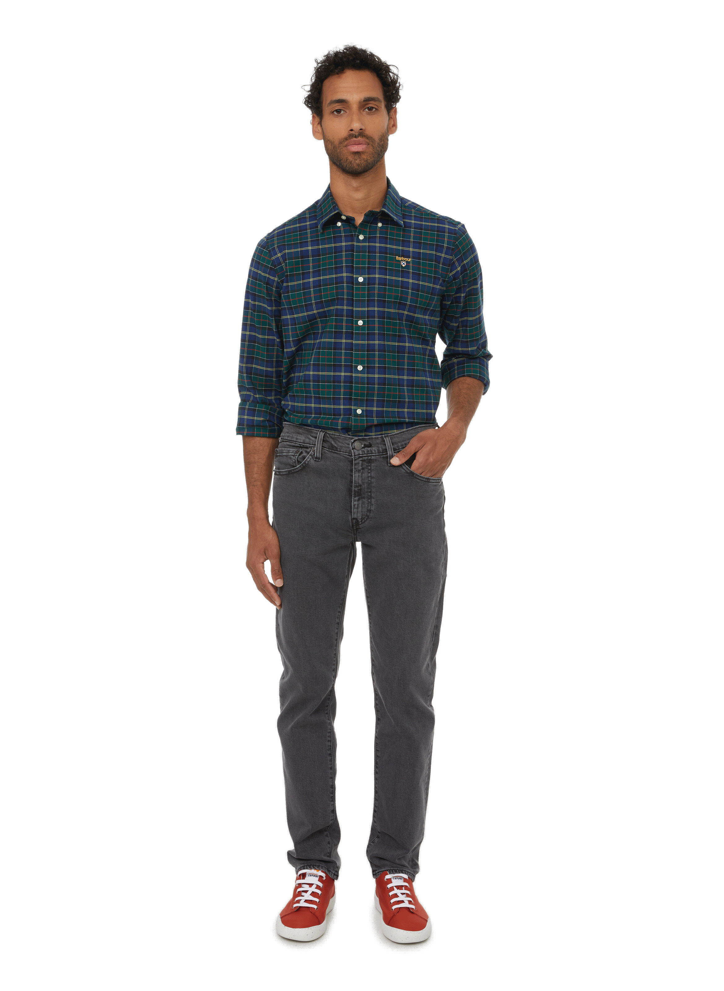 Jeans 511 Slim van katoen en lyocell LEVI'S Zwart