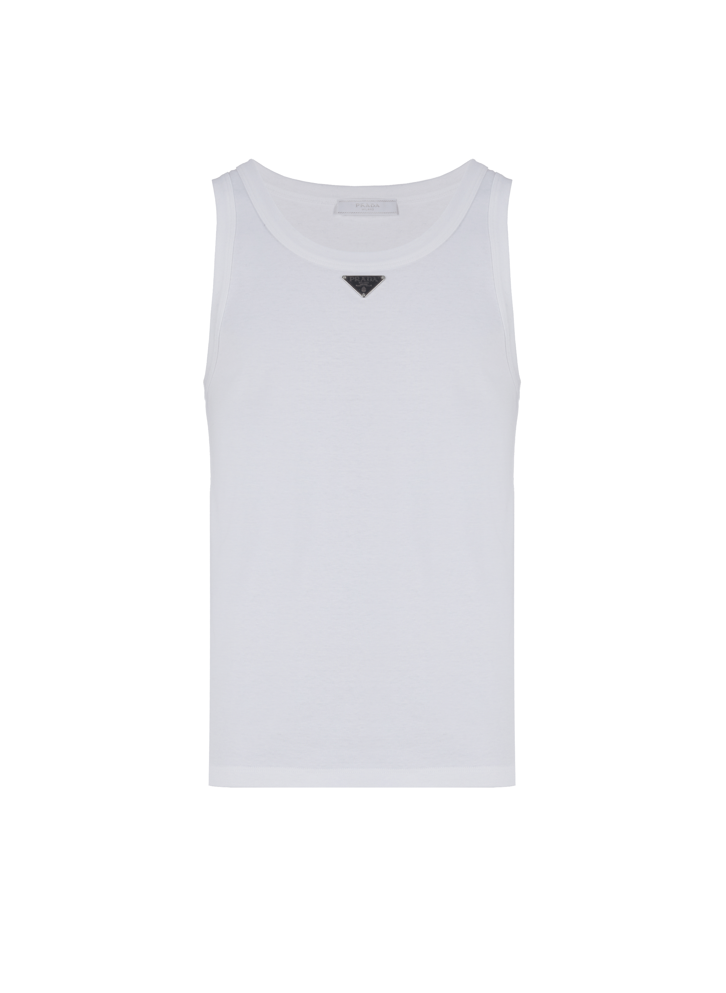 Débardeur côtelé en coton