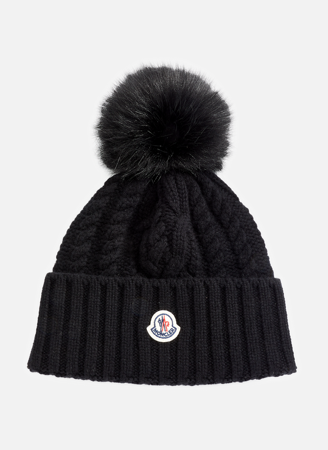 Virgin wool and cashmere beanie MONCLER