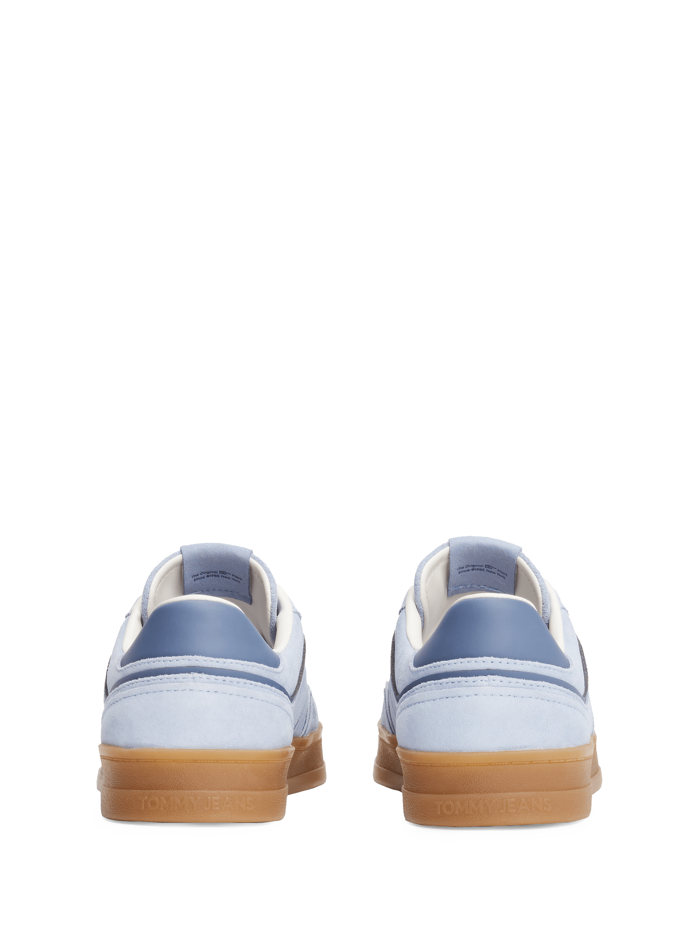 Baskets en cuir The greenwich TOMMY HILFIGER Bleu