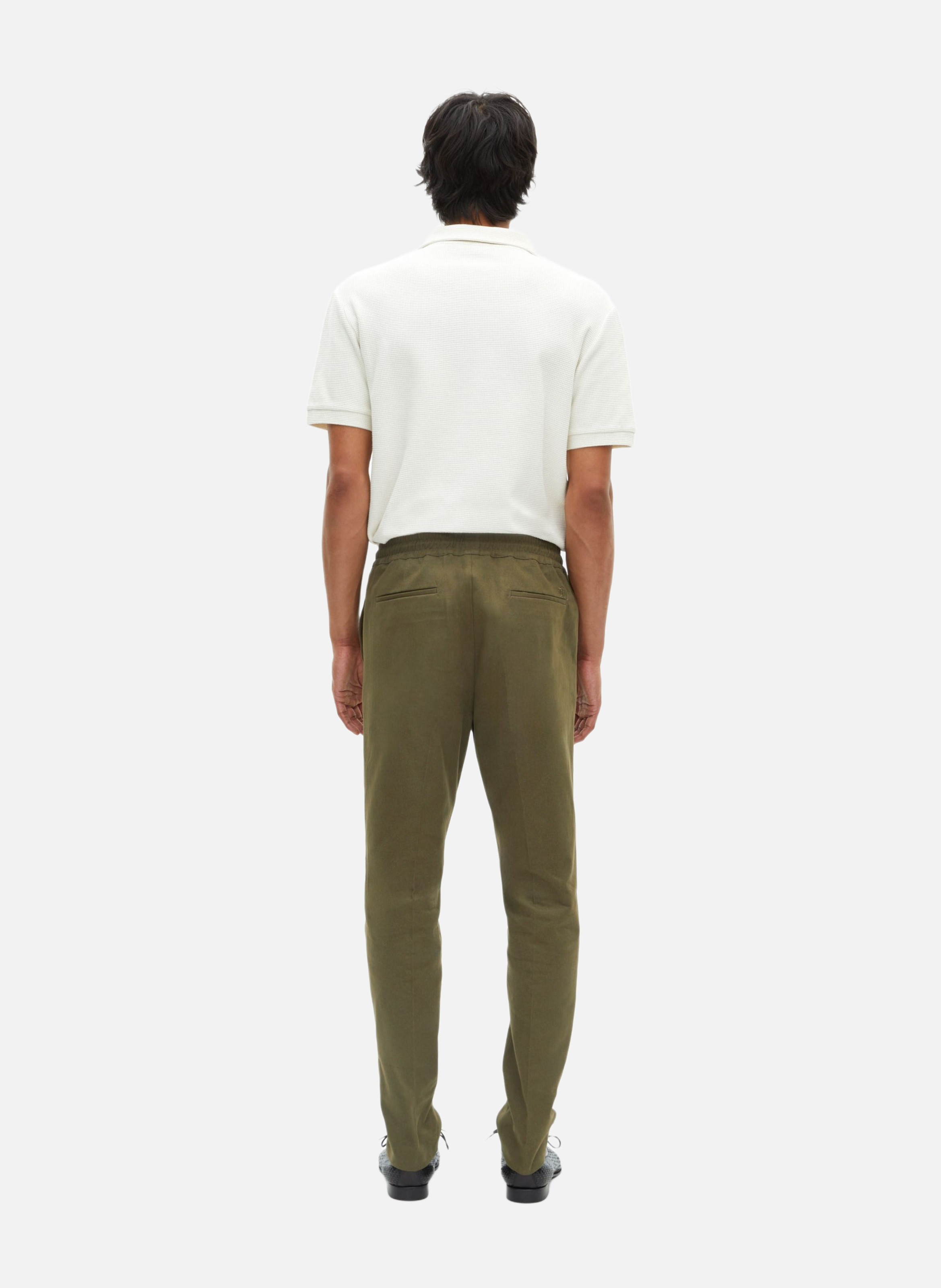 Pantalon droit taille élastiquée THE KOOPLES Vert