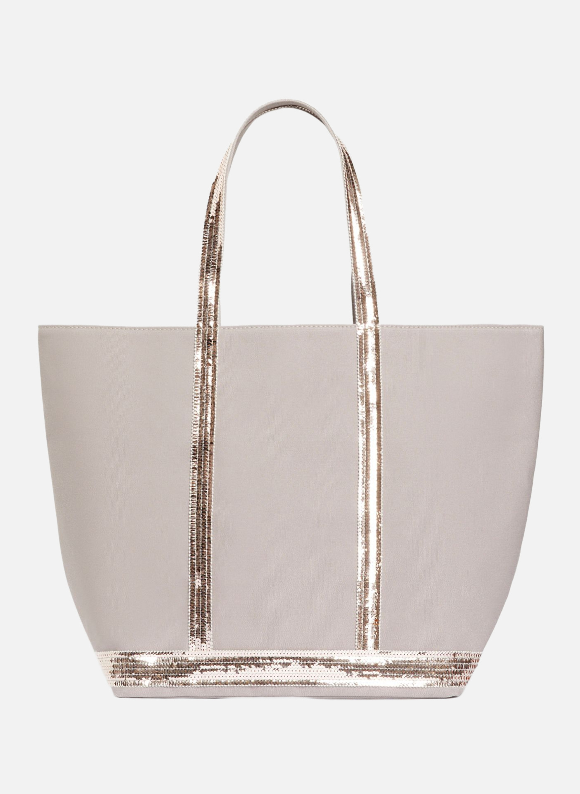 Cabas l zippé en toile VANESSA BRUNO Rose