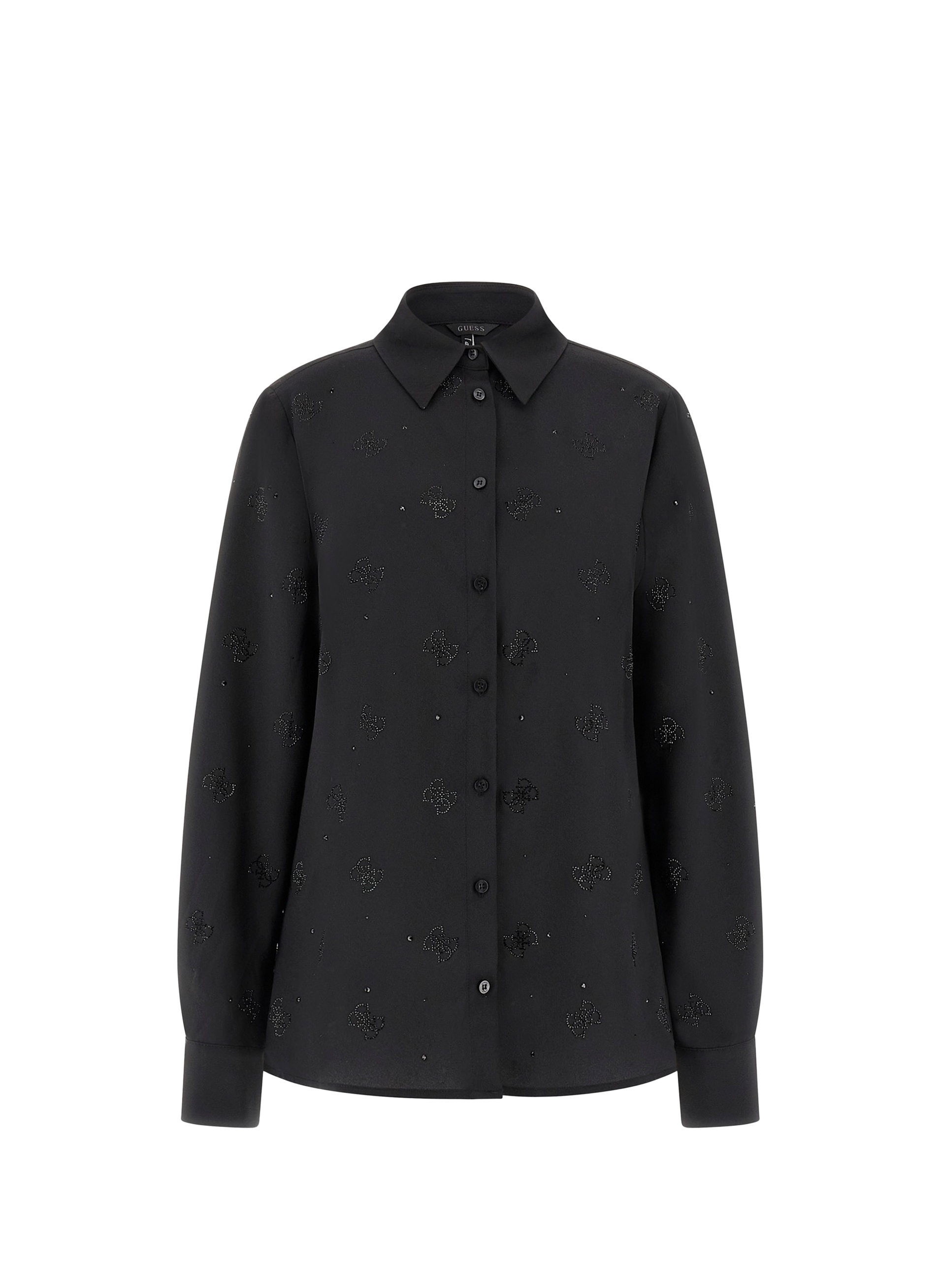 GUESS Chemise à logo Noir