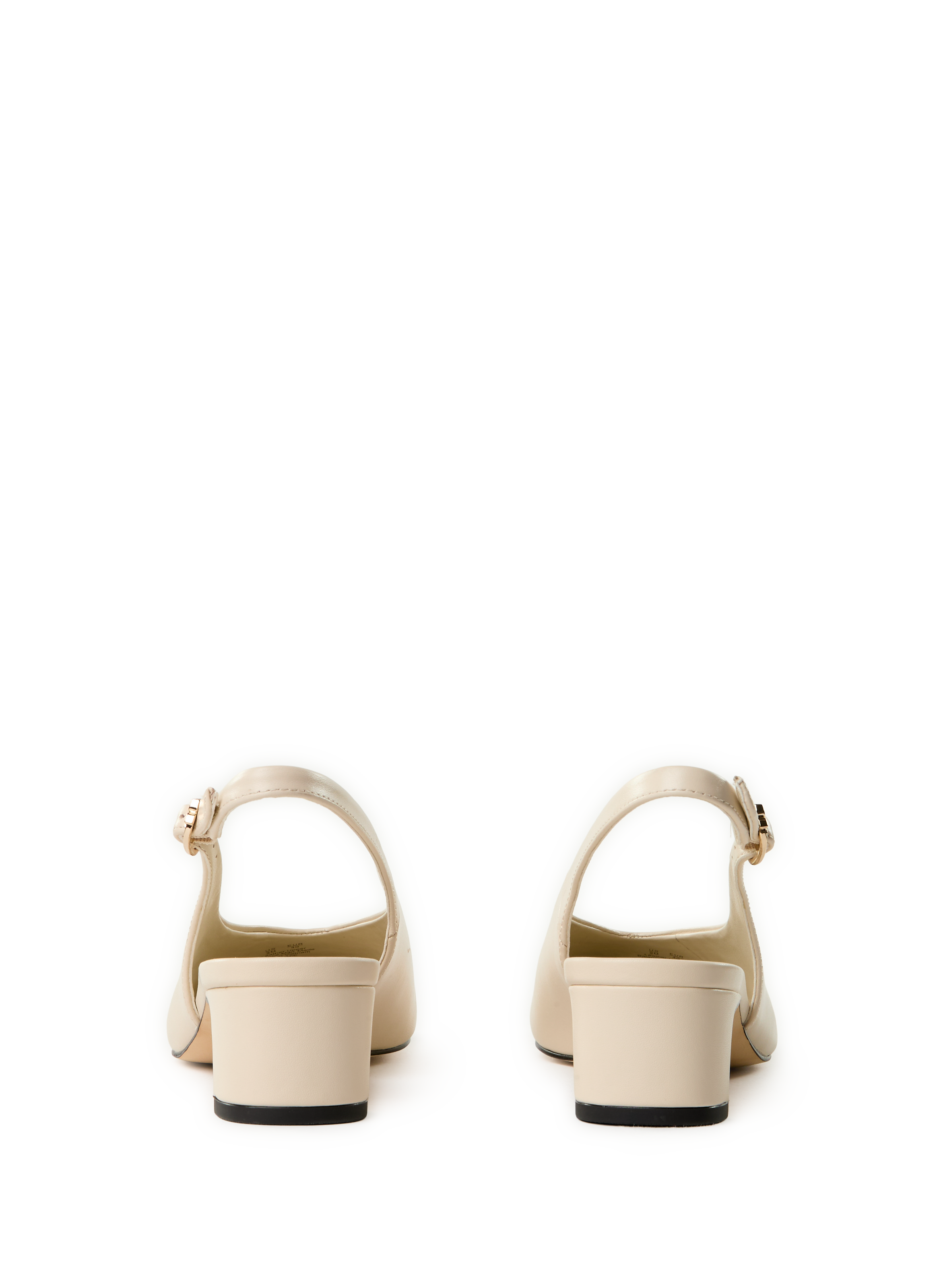 Sling-back en cuir SAM EDELMAN Blanc