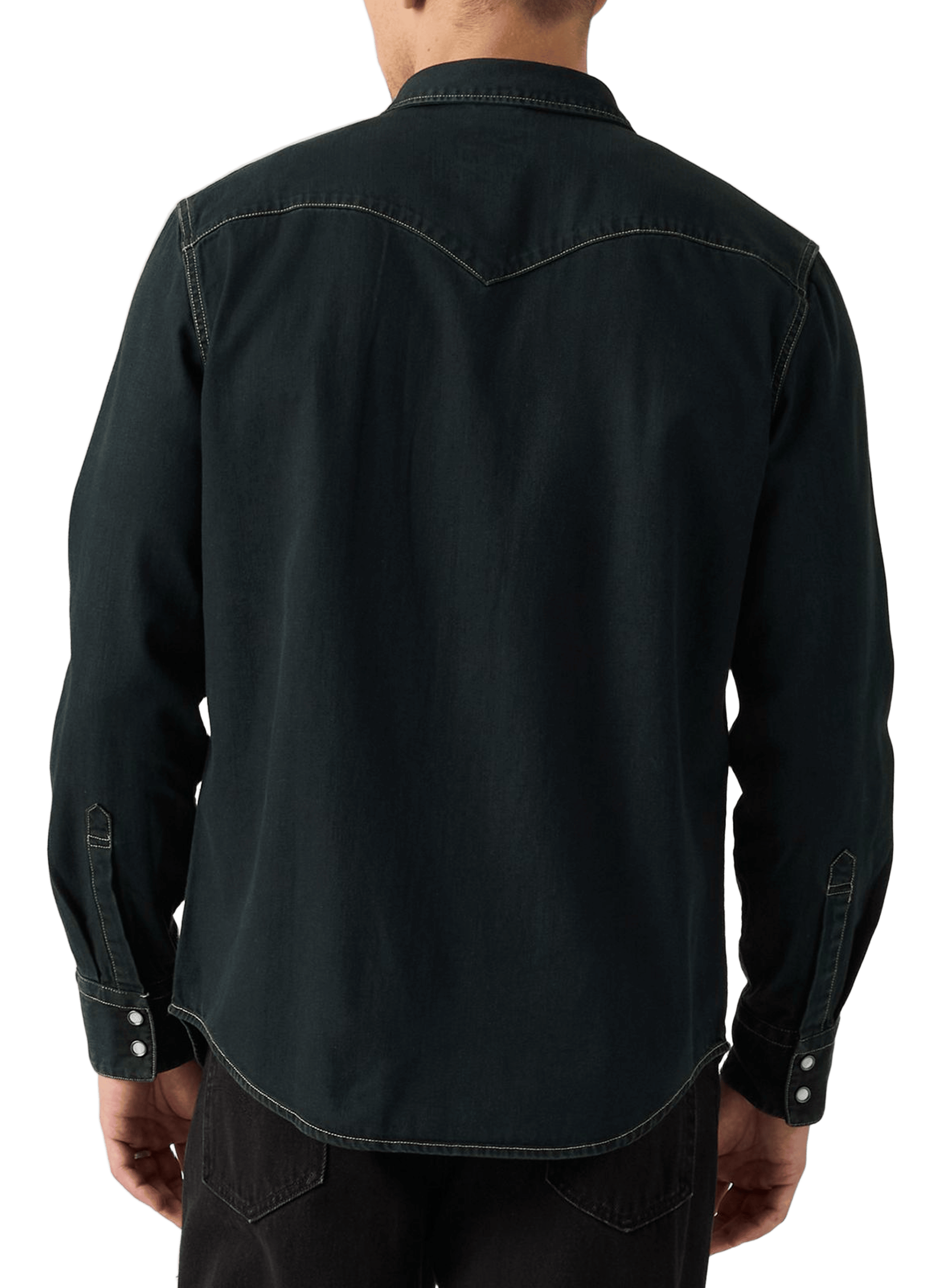 Bleached denim Shirt LEVI'S Black