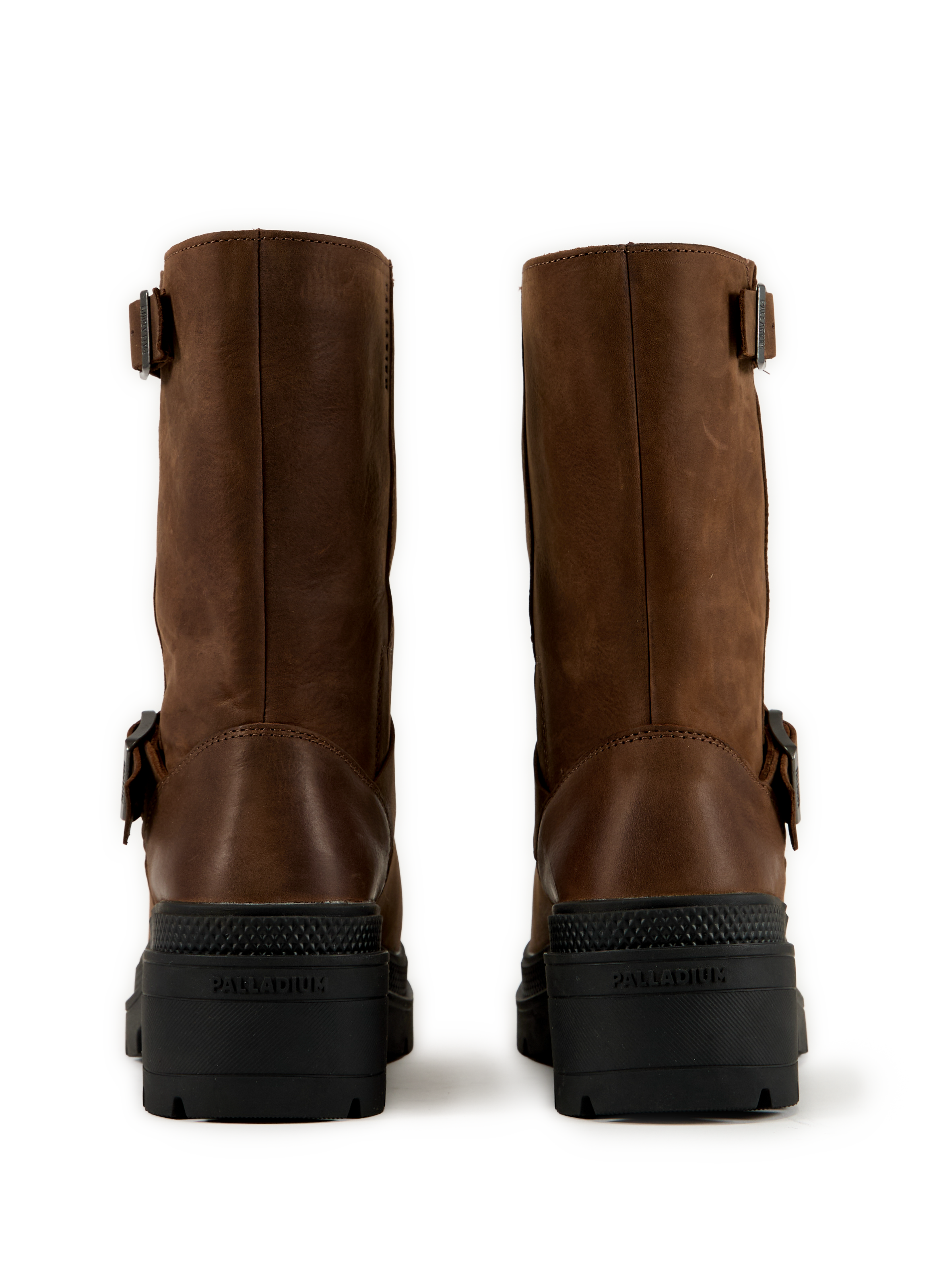 PALLARISE cow leather boots PALLADIUM Brown