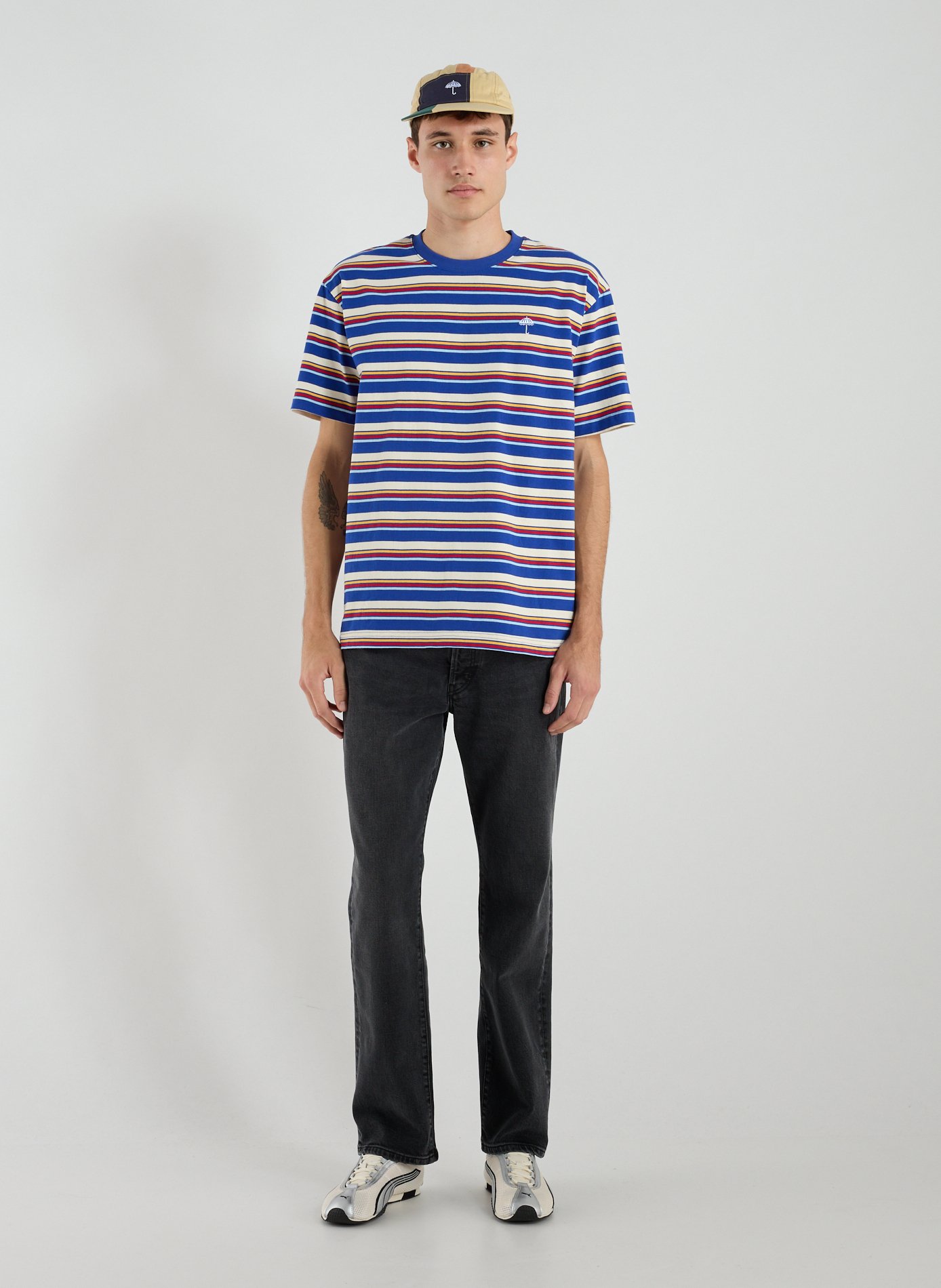 Straight-cut cotton-blend jeans JEANERICA DENIM Black