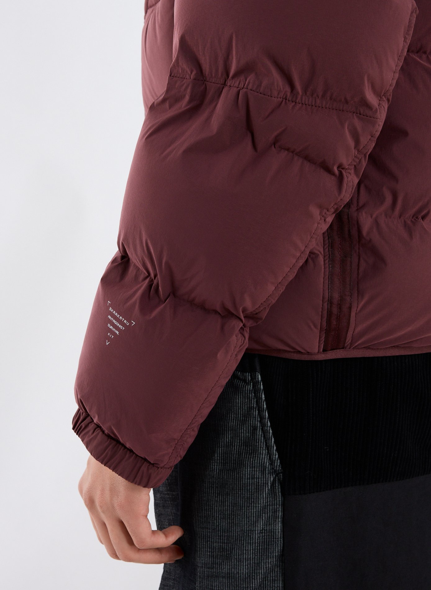 Doudoune matelassée à capuche Rouge