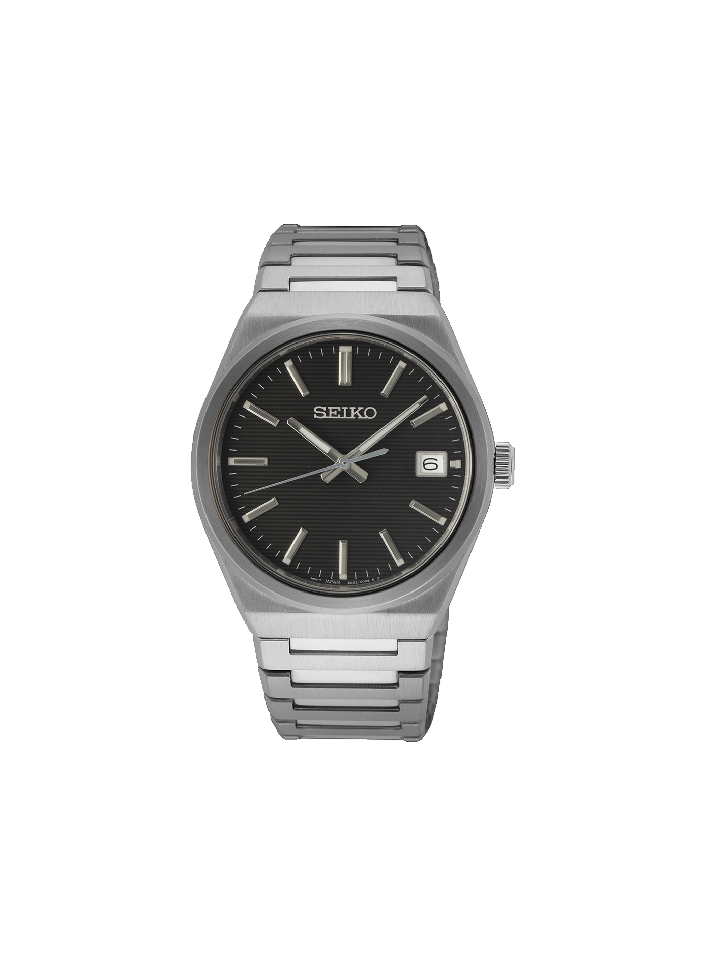 Montre en acier inoxydable SEIKO Marron