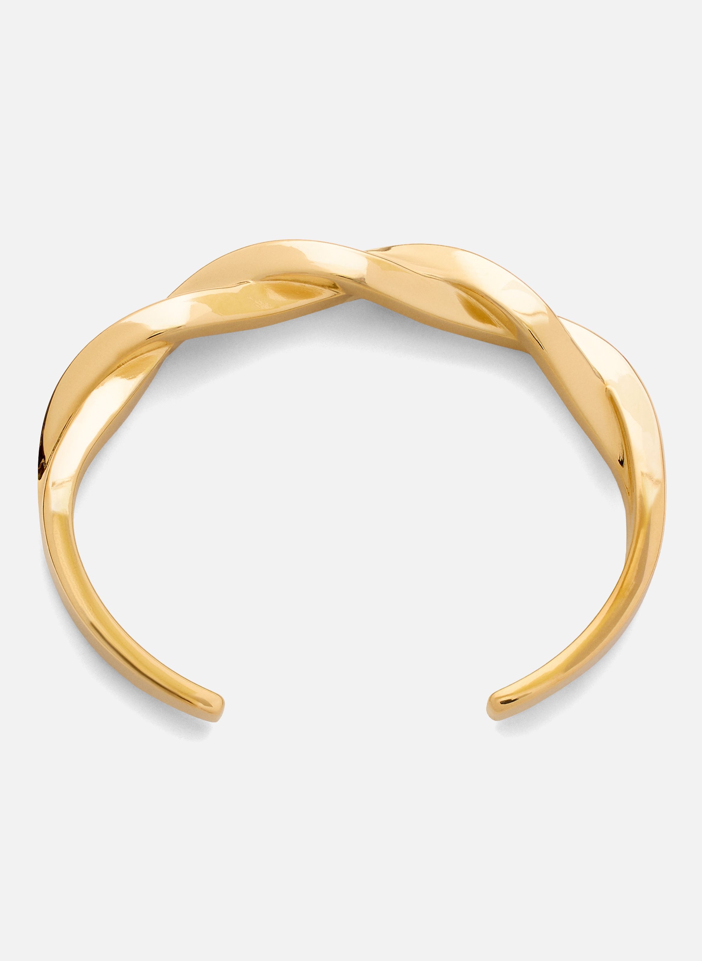 Bracelet tresse doré unisexe en laiton AMI PARIS Jaune