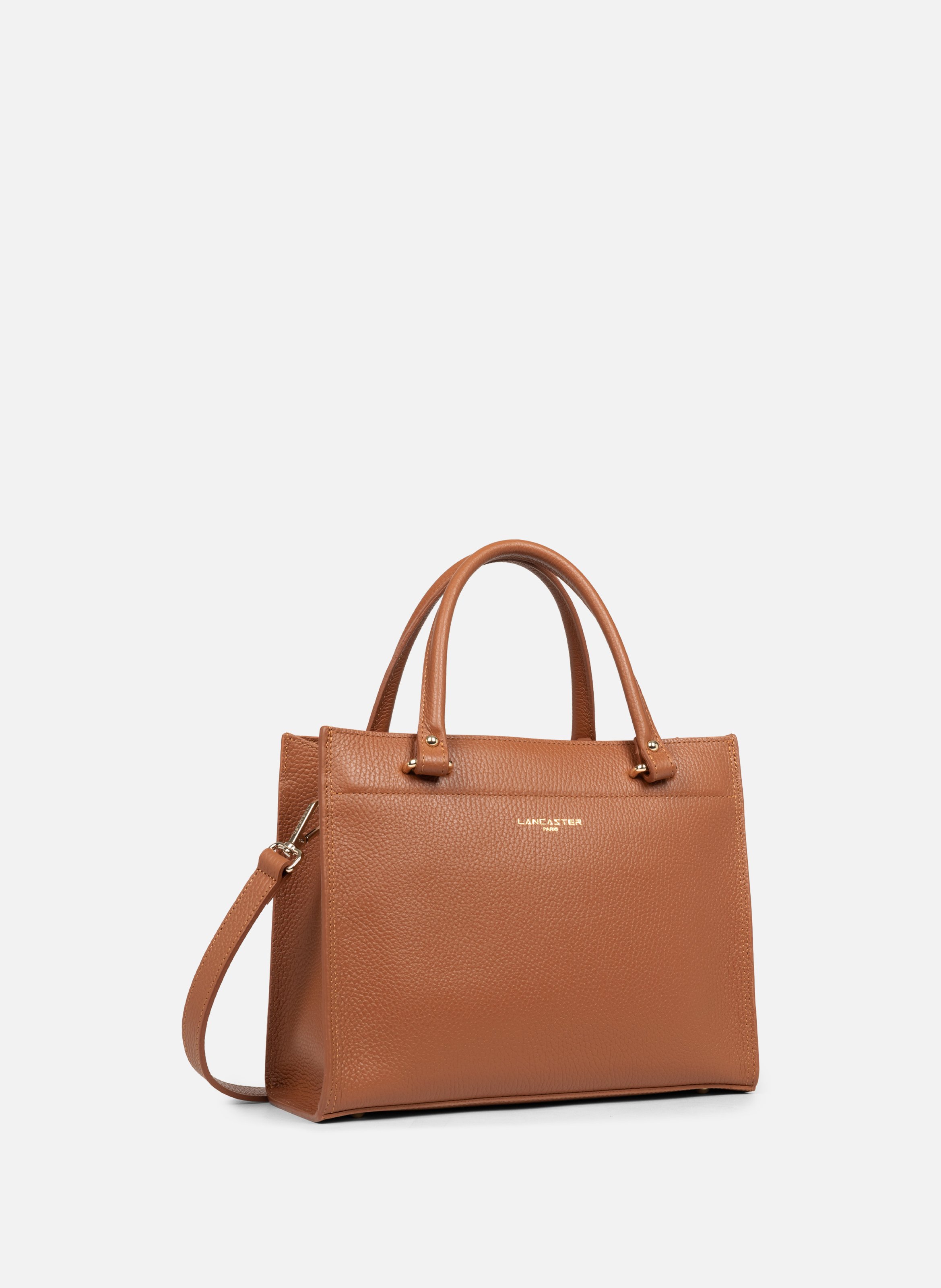 Sac à main - foulonné double daily Marron