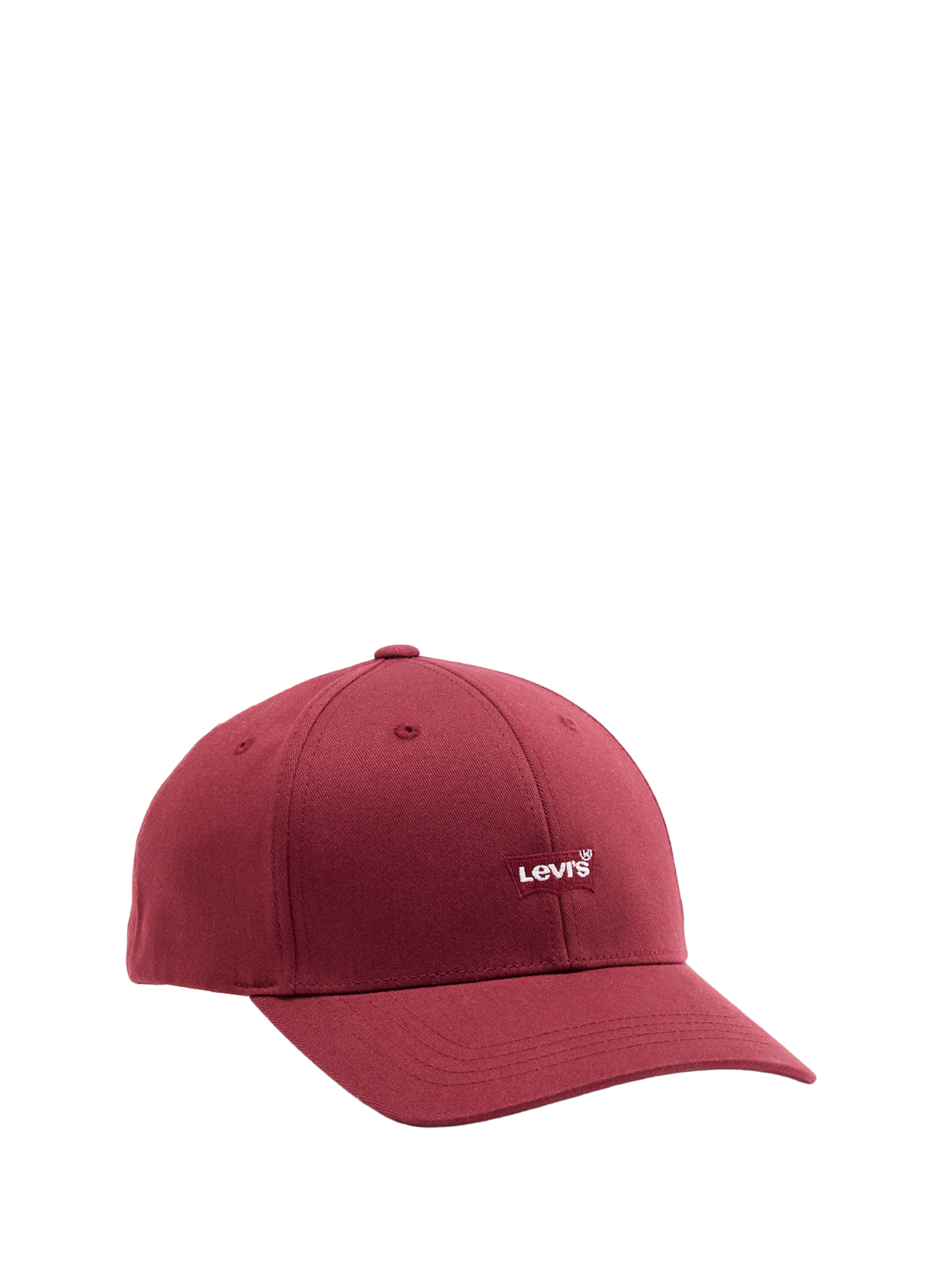 Cotton Logo Baseball Cap LEVIS ACCESSOIRES Red