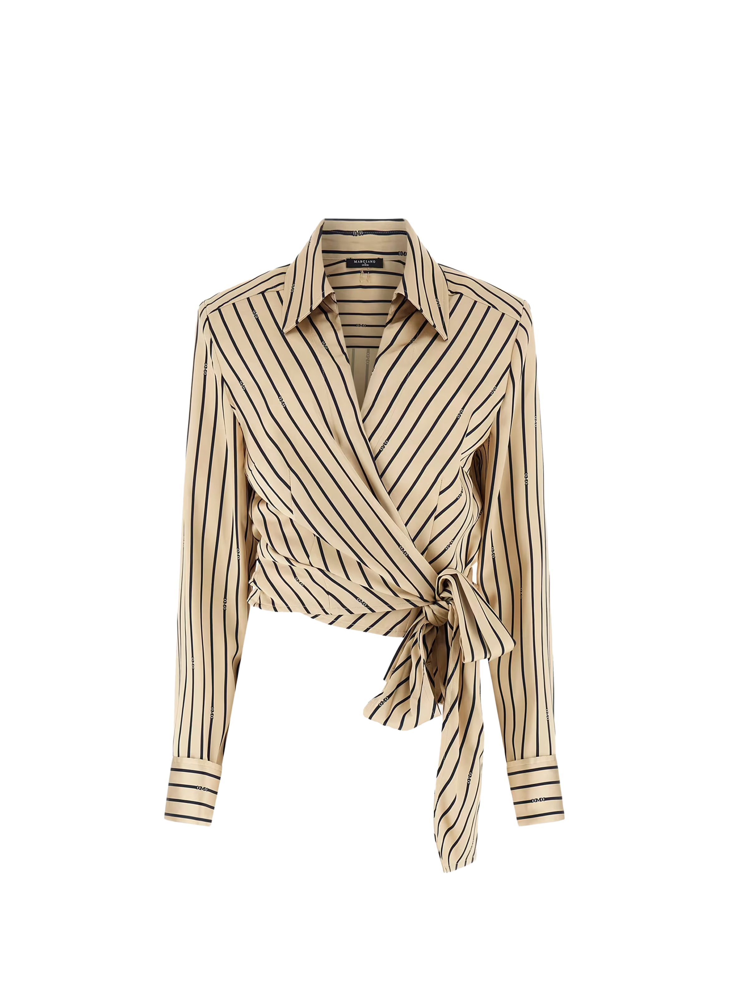 Chemise coupe portefeuille rayée GUESS Multicolore