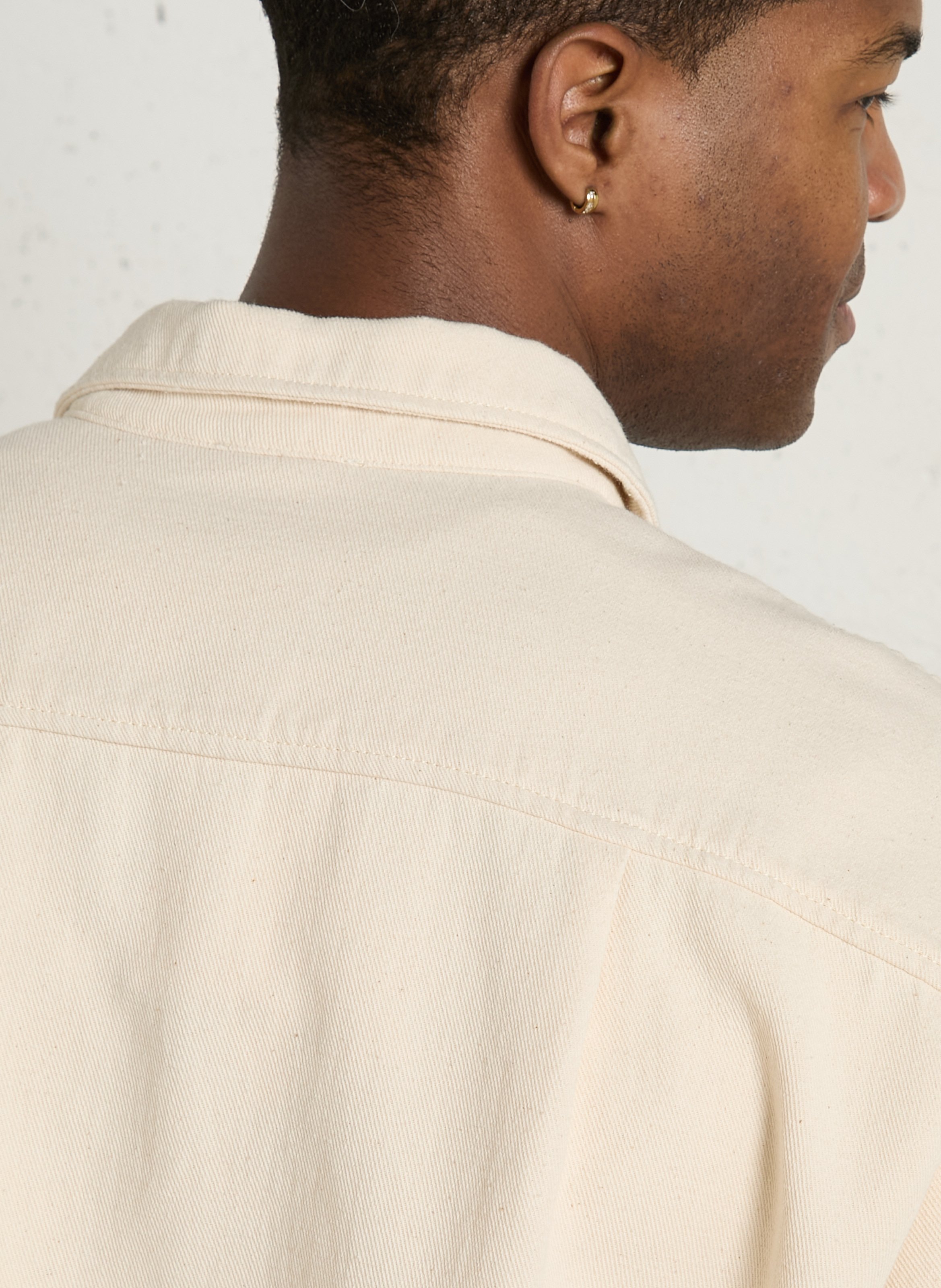 Chemise ample manches longues afaz AMERICAN VINTAGE Beige