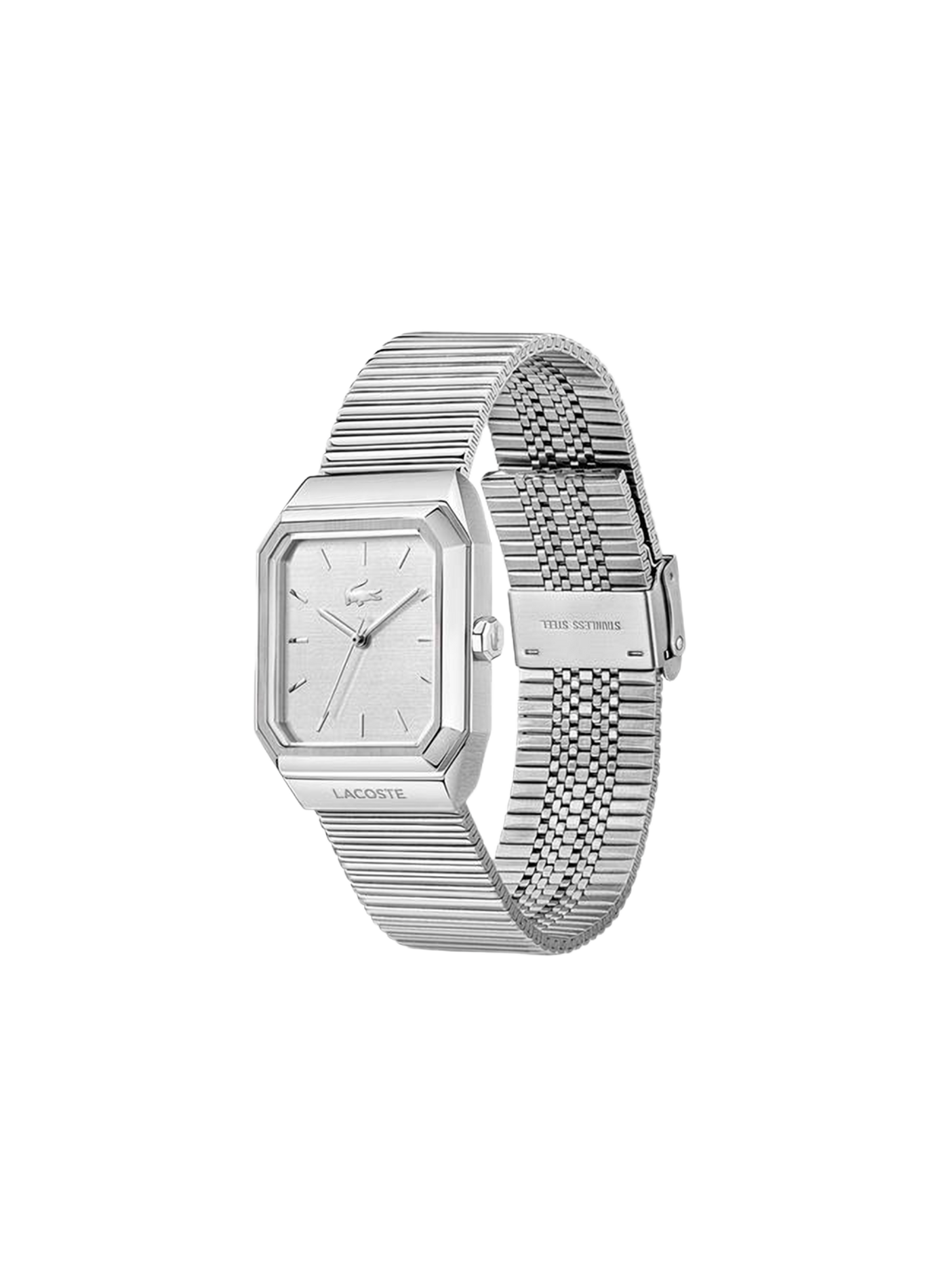 Montre quartz René en acier inoxydable LACOSTE MONTRES Argent