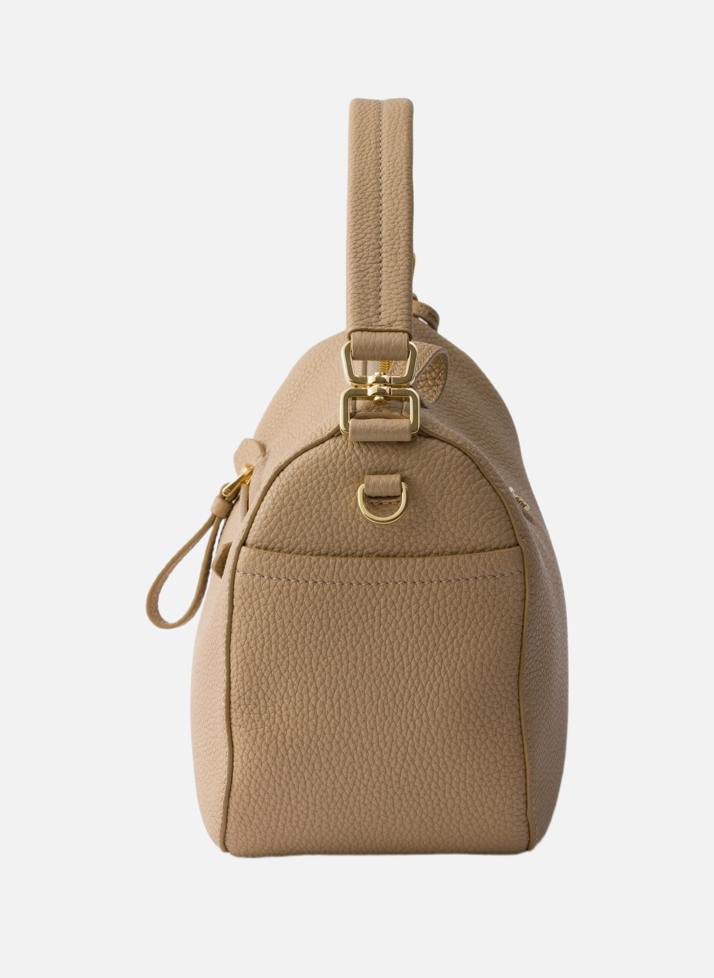 Petit sac en cuir PRADA Beige