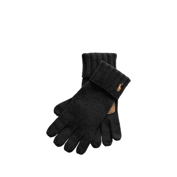 Gants avec broderie en laine Gants avec broderie en laine
