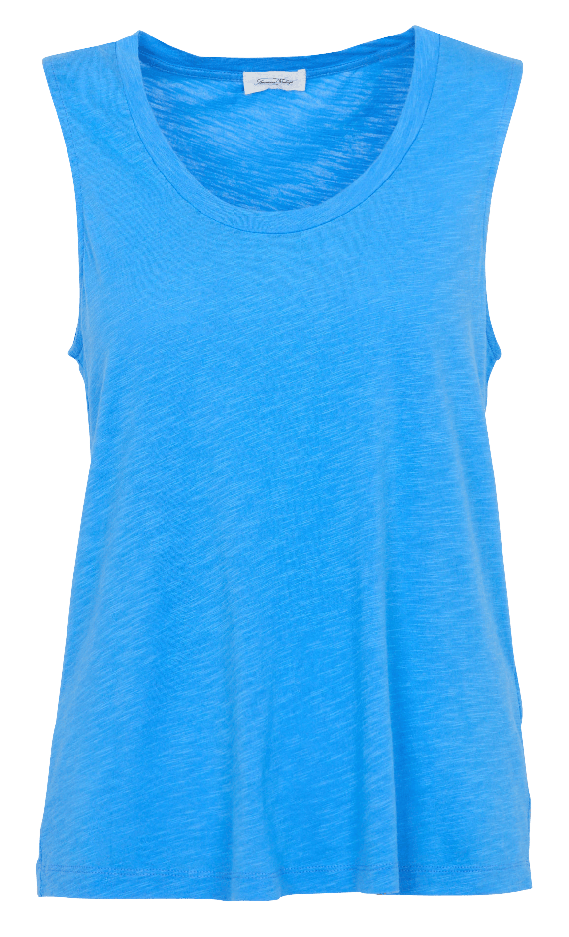 Débardeur à col rond en coton mélangé jacksonville AMERICAN VINTAGE Bleu