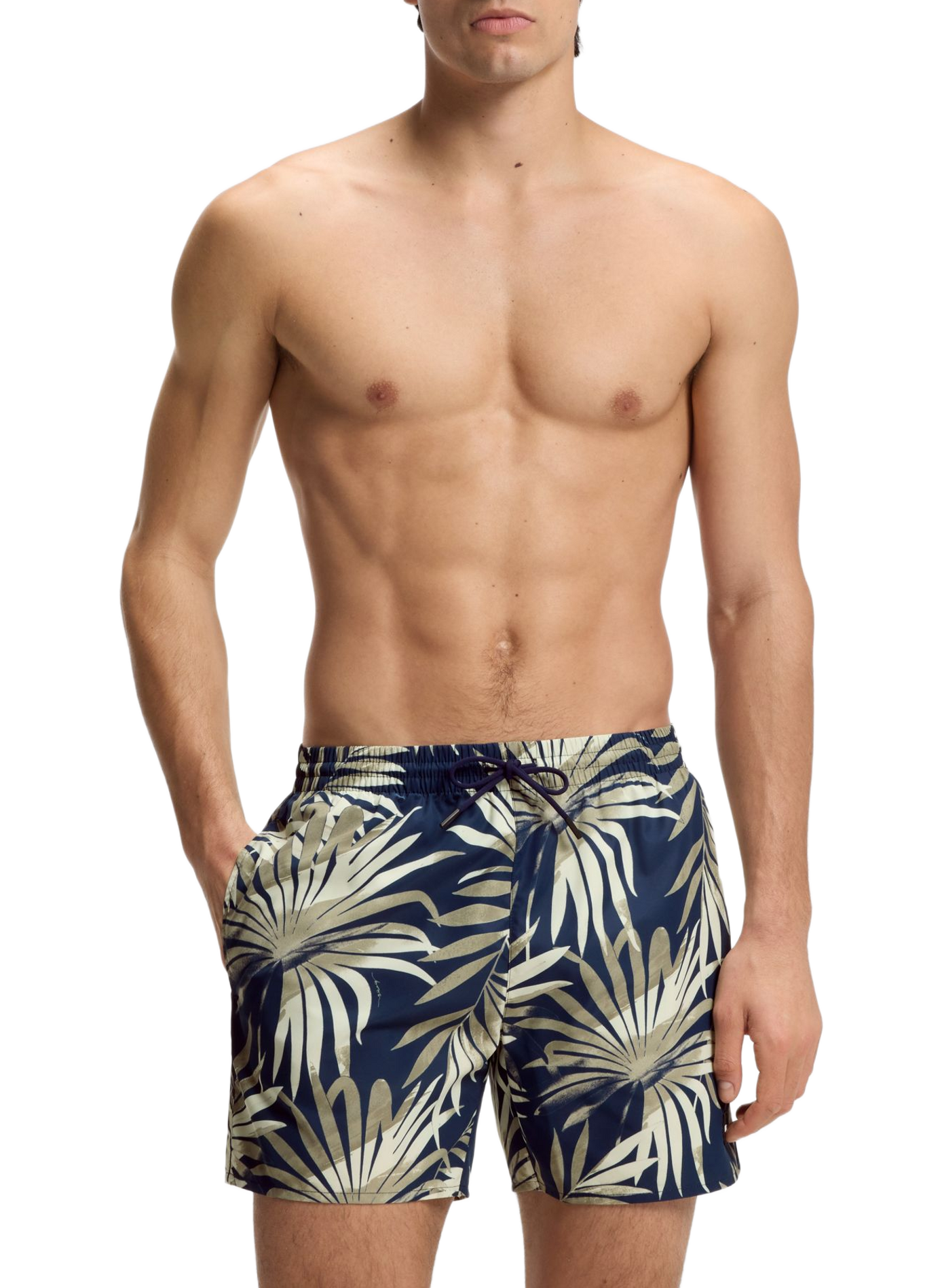 Short de bain à imprimé floral  HUGO BOSS Multicolore