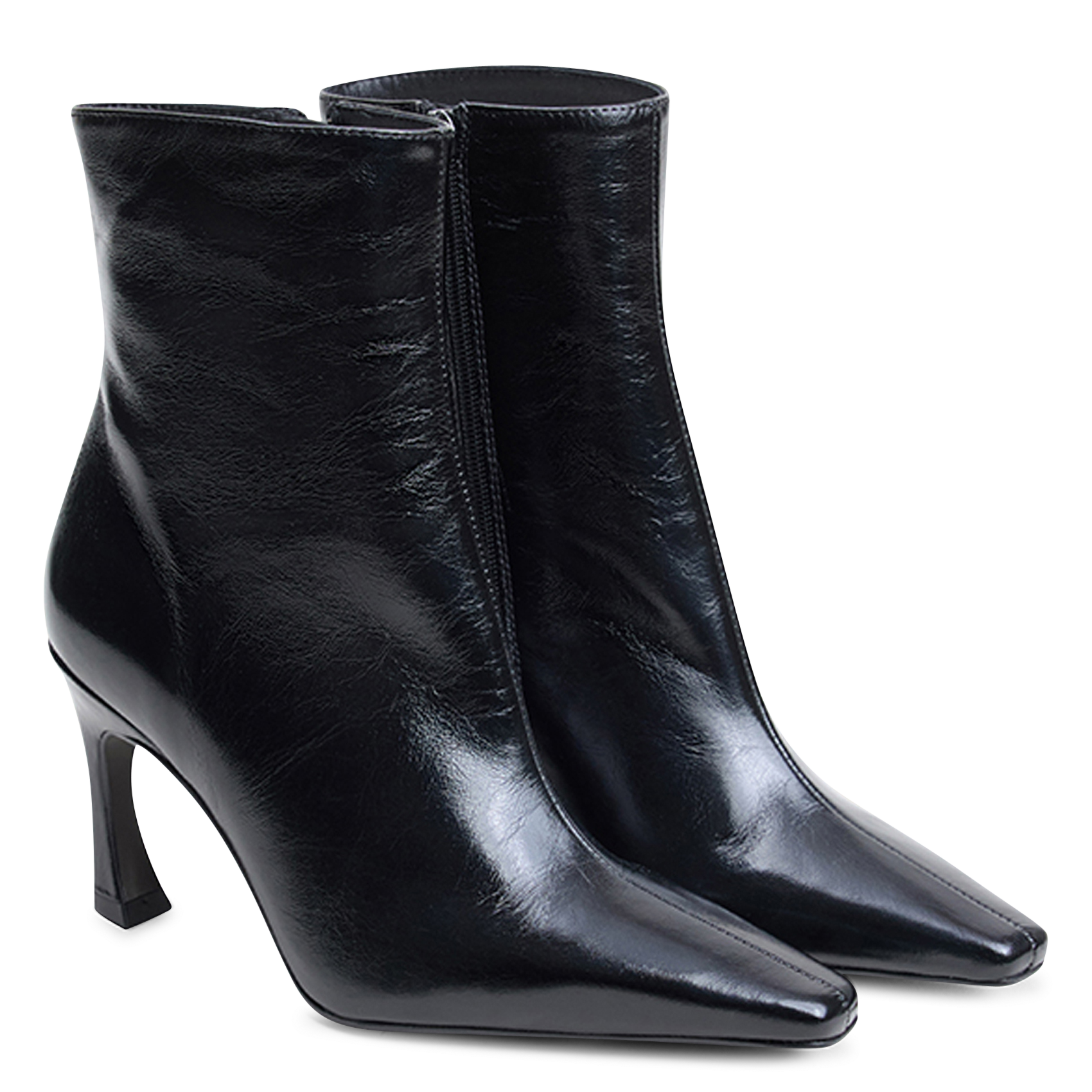 Bottines en cuir bronzo JONAK Noir