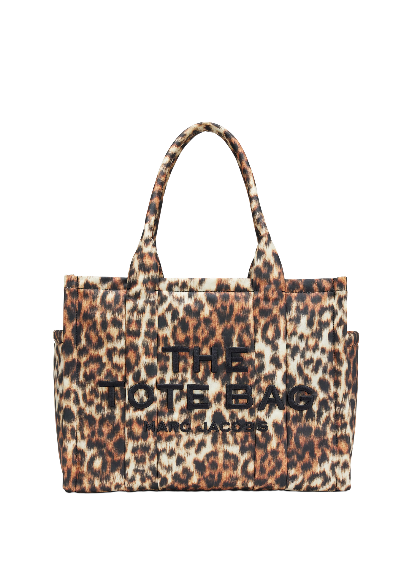 Borsa tote The Large Tote leopardato MARC JACOBS Marrone
