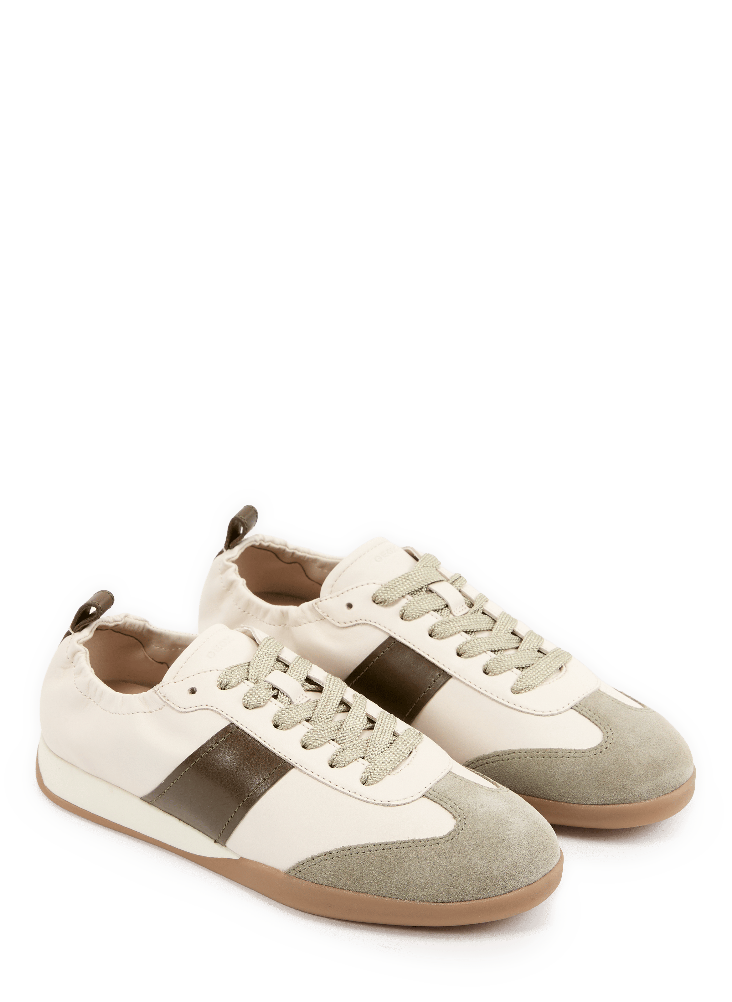 Flache Sneaker MARYEMY WOMAN aus Kalbsleder GEOX Mehrfarbig