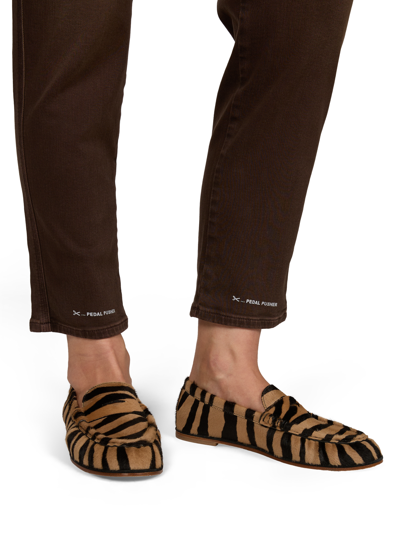 Mocassins en cuir pony imprimé STUART WEITZMAN Multicolore