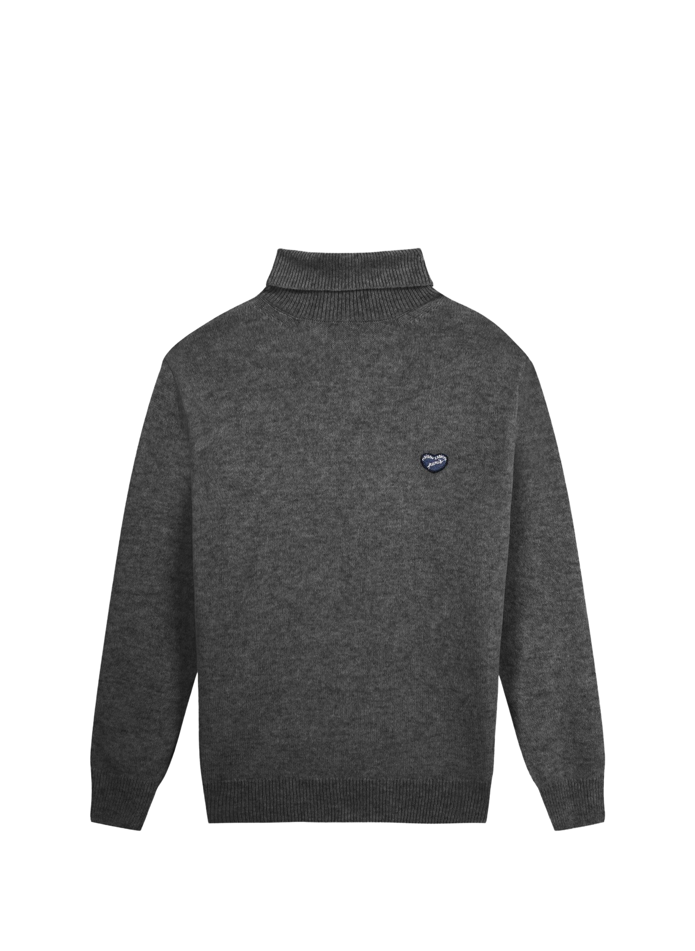 Civiale virgin wool turtleneck sweater MAISON LABICHE Grey