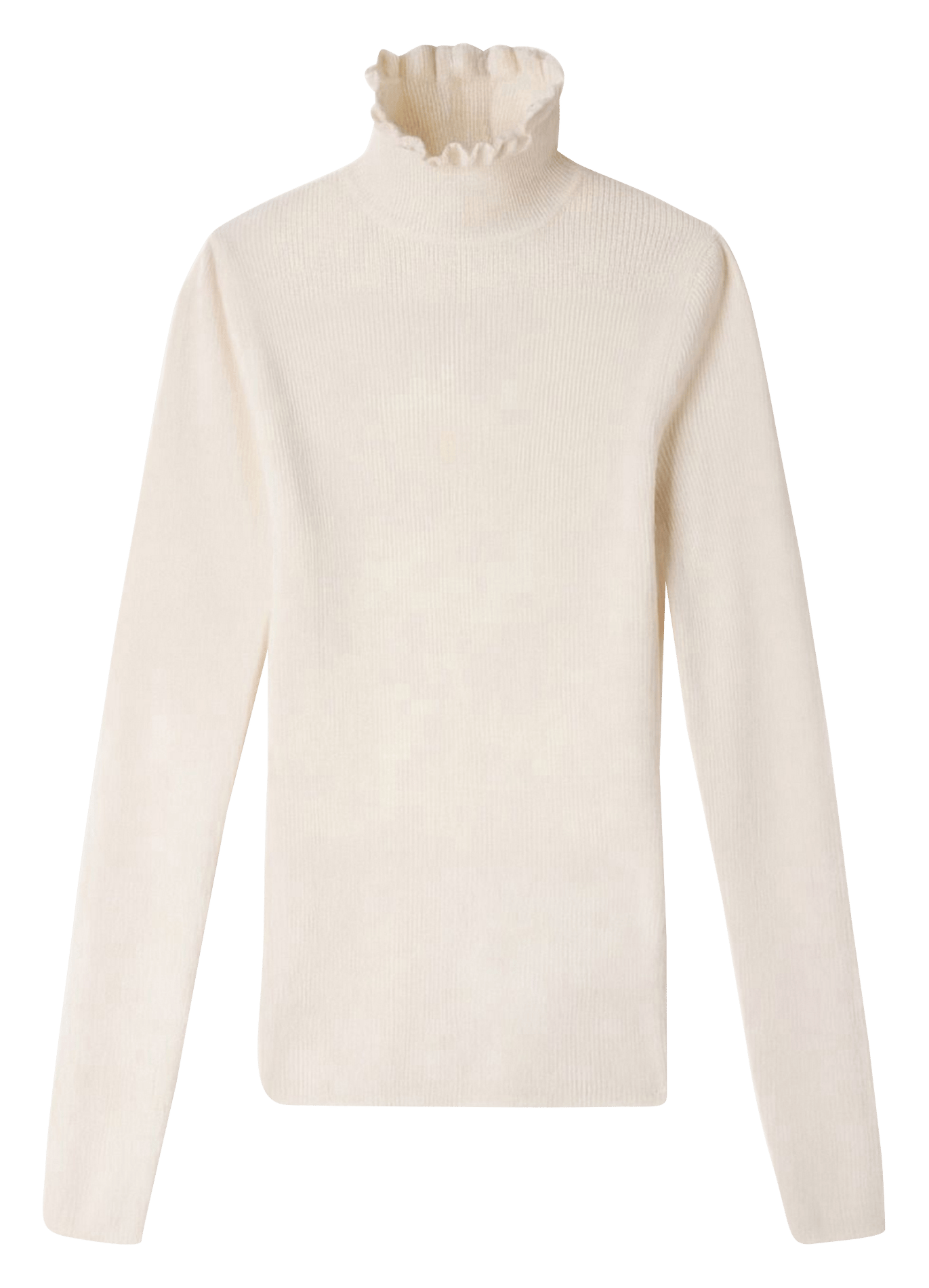 Pull moulant en laine mélangée SANDRO Beige