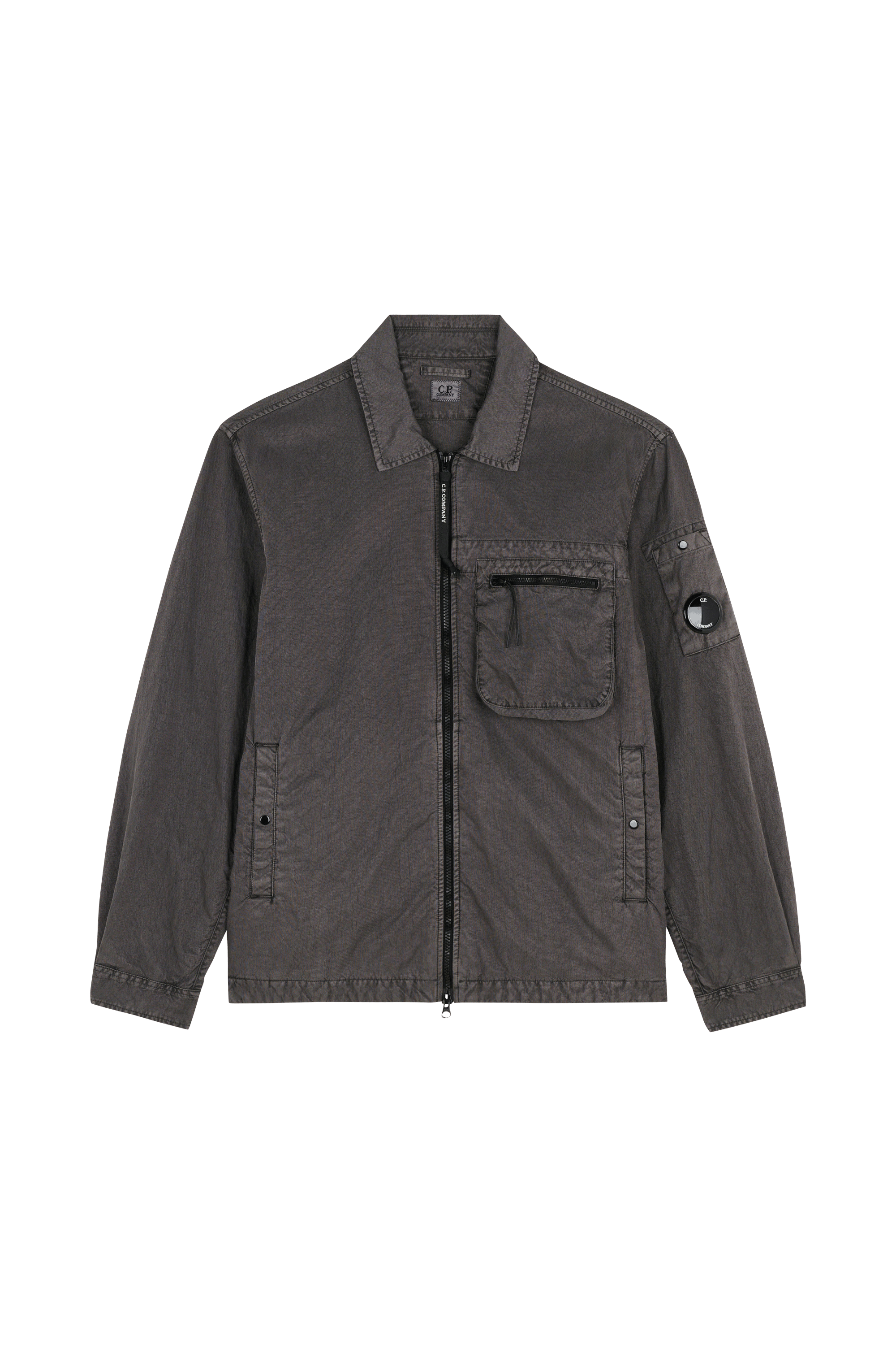 Surchemise panama-r zipped lens overshirt CP COMPANY Kaki