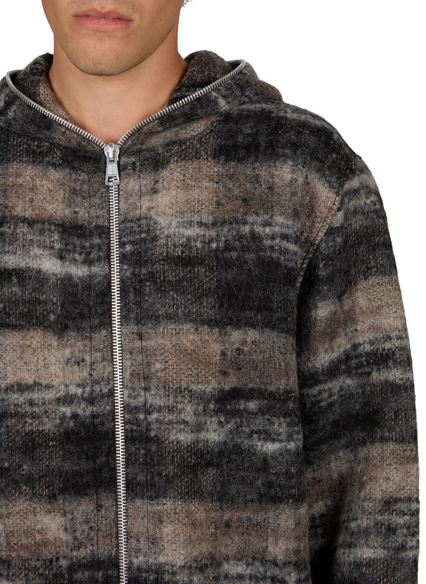 Ruime hoodie met rits OUR LEGACY Veelkleurig