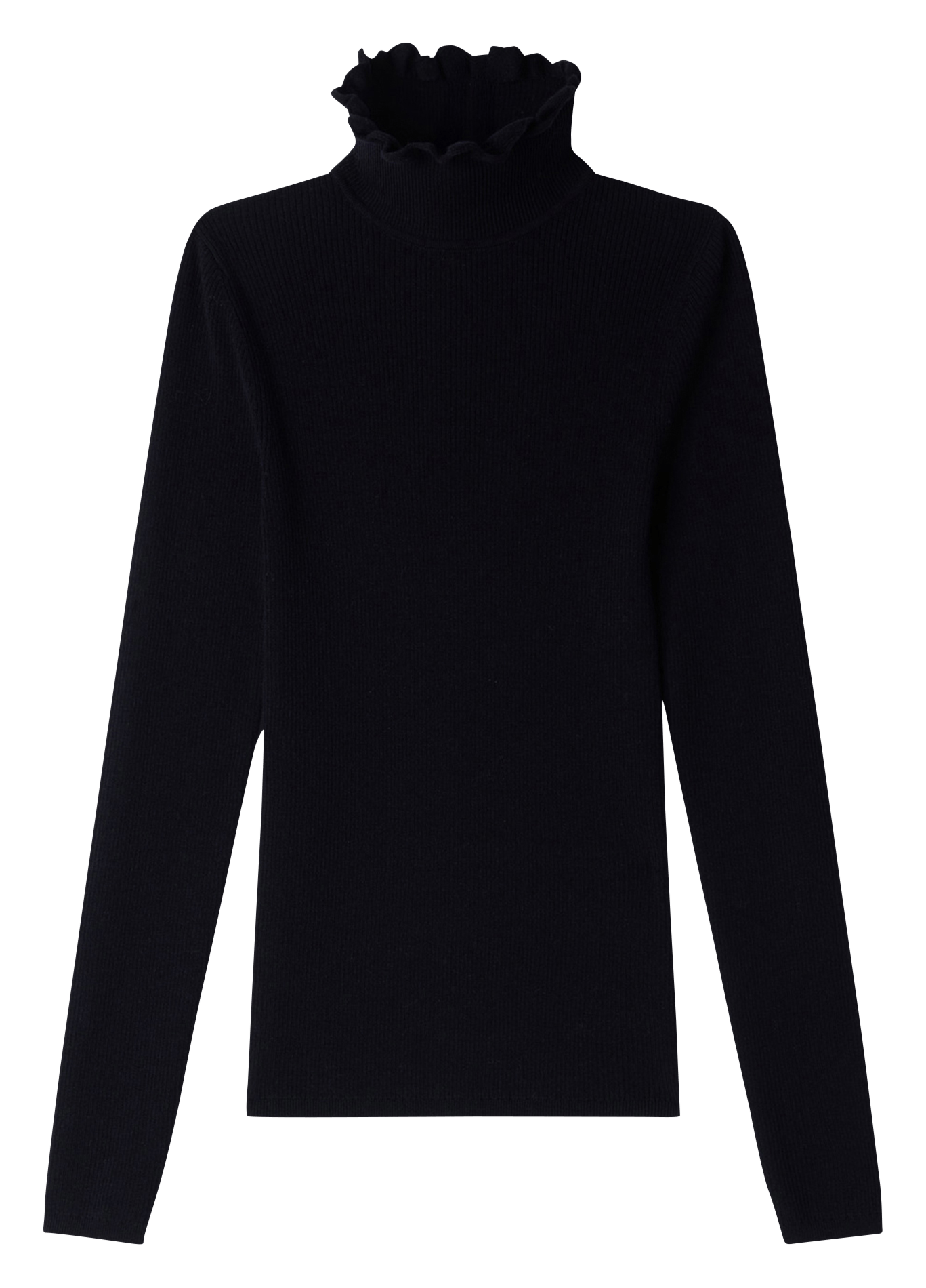 Pull moulant en laine mélangée SANDRO Noir