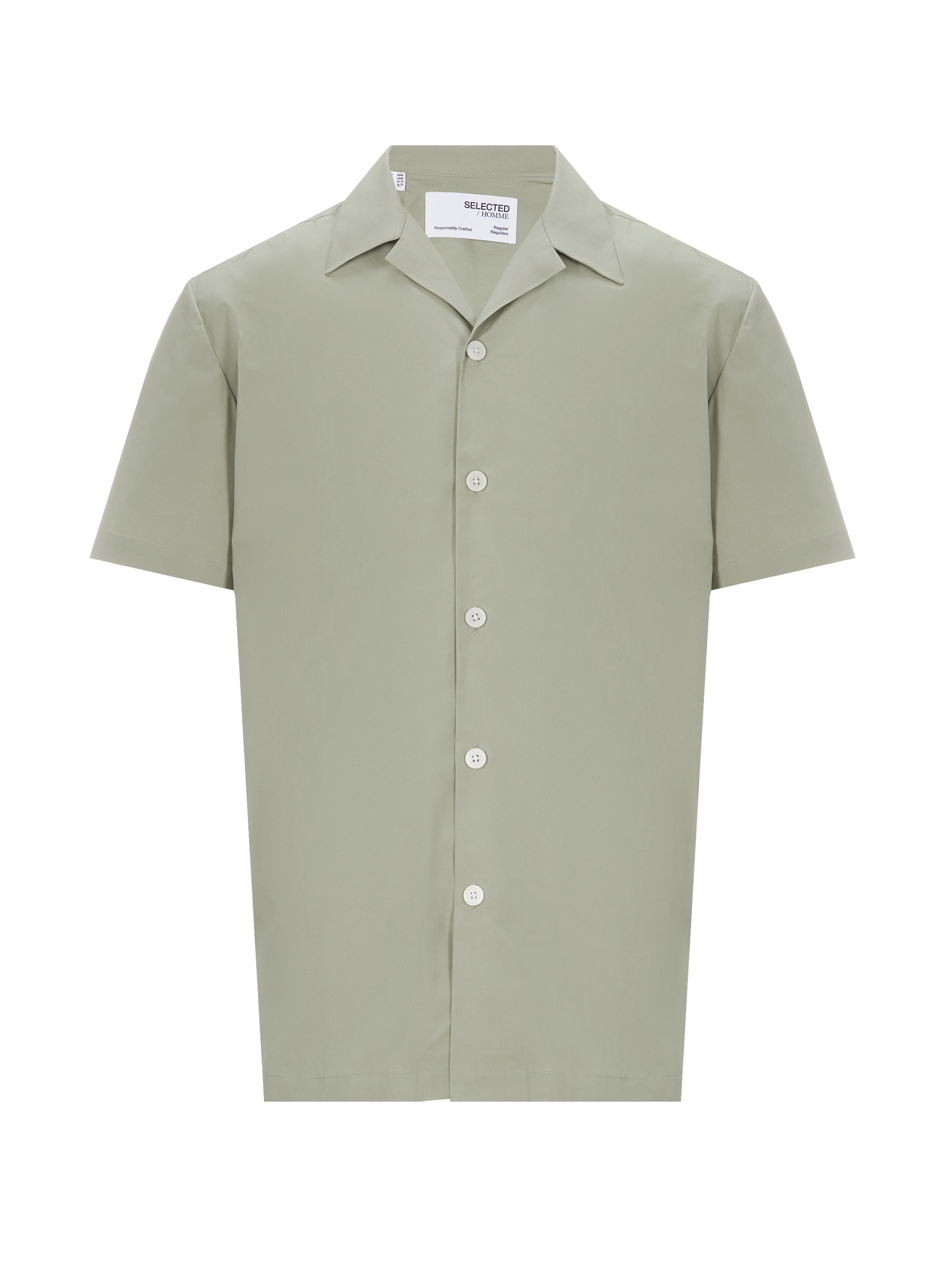 Chemise manches courtes en coton organique