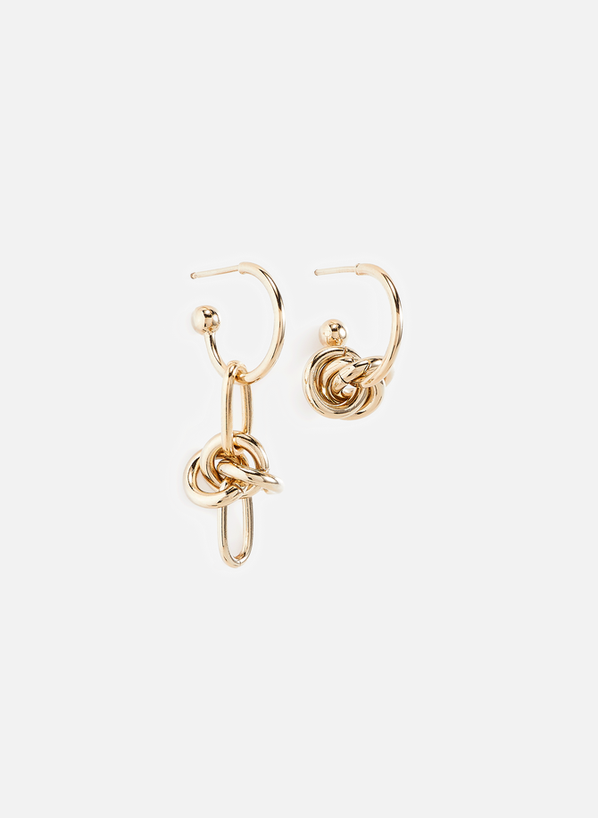 Daria brass earrings JUSTINE CLENQUET