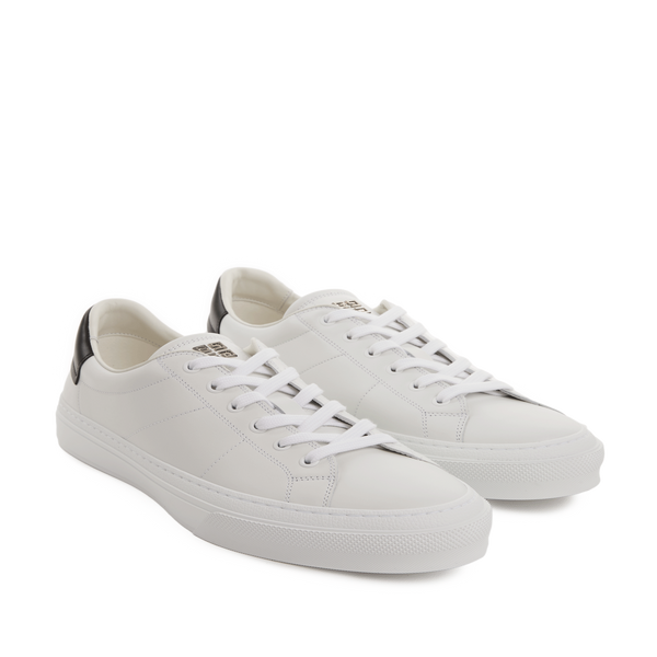 Givenchy City Sport Leather Trainers In White